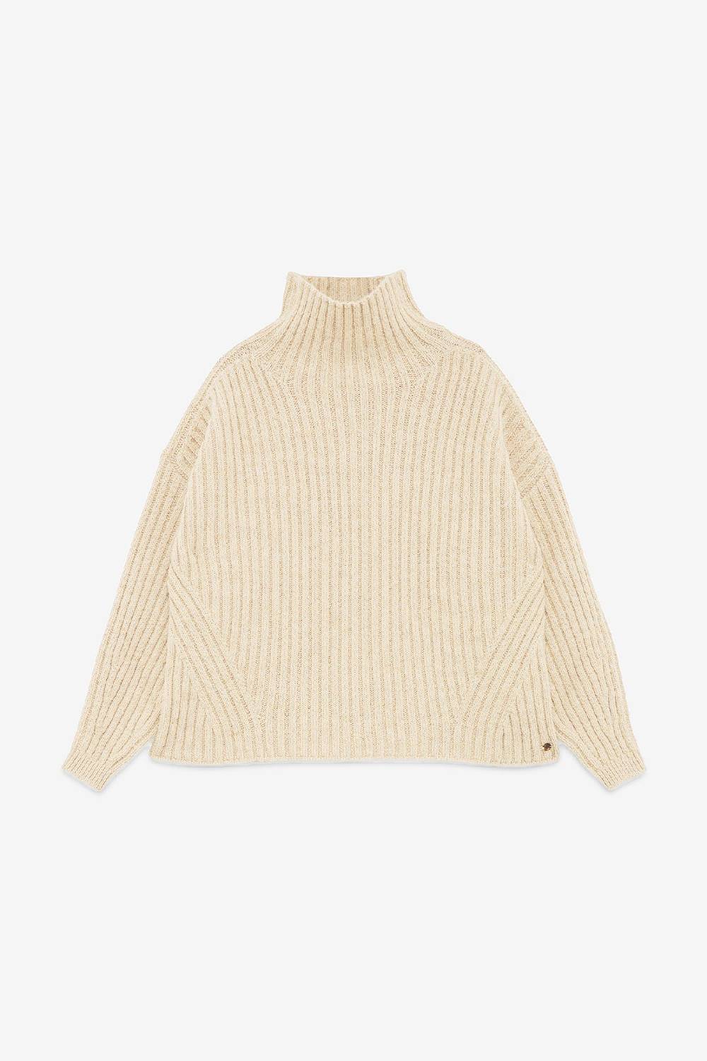 Ottod'Ame Wool Blend Sweater With Turtleneck