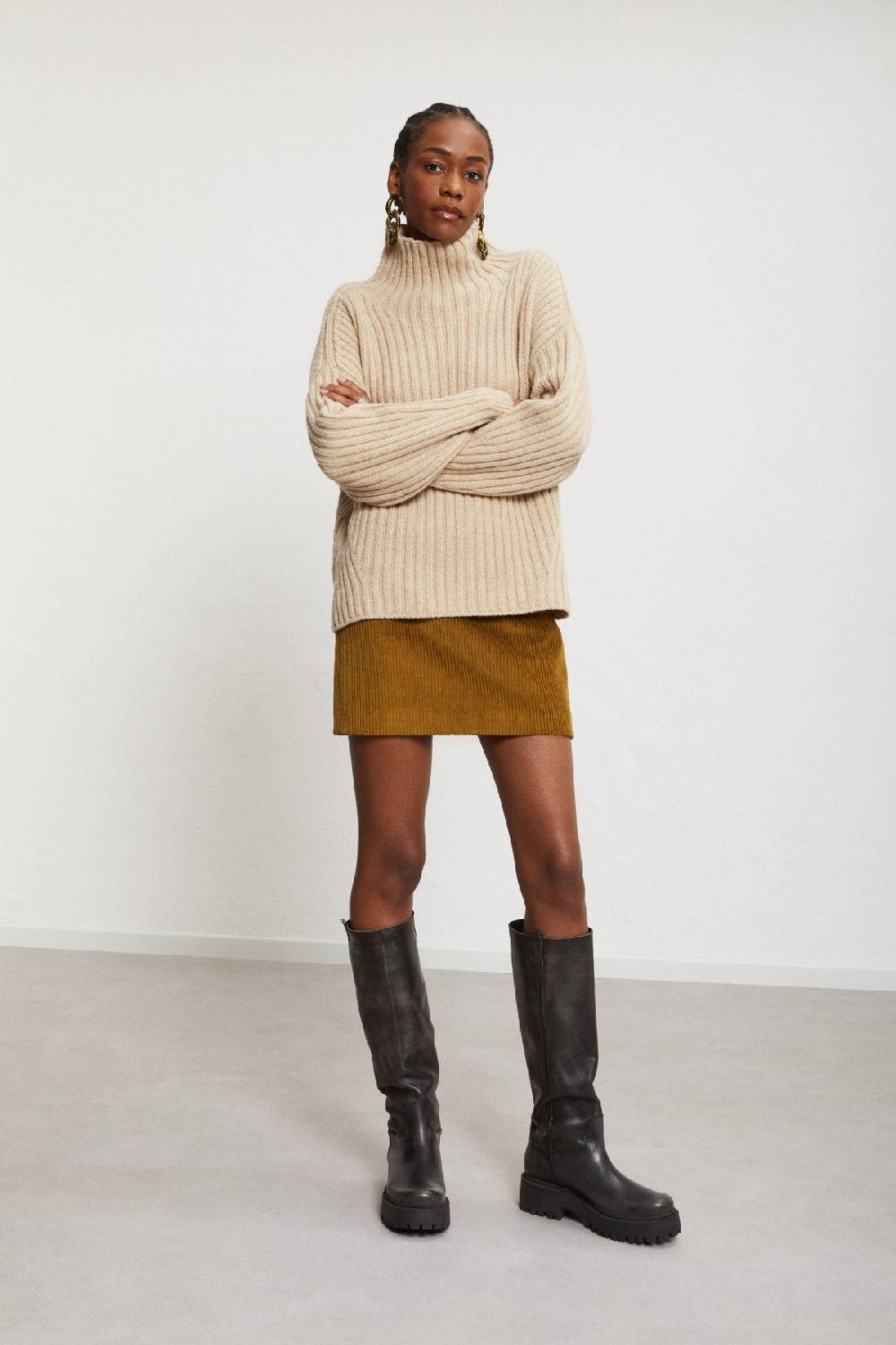 ottod'Ame Wool blend sweater with turtleneck