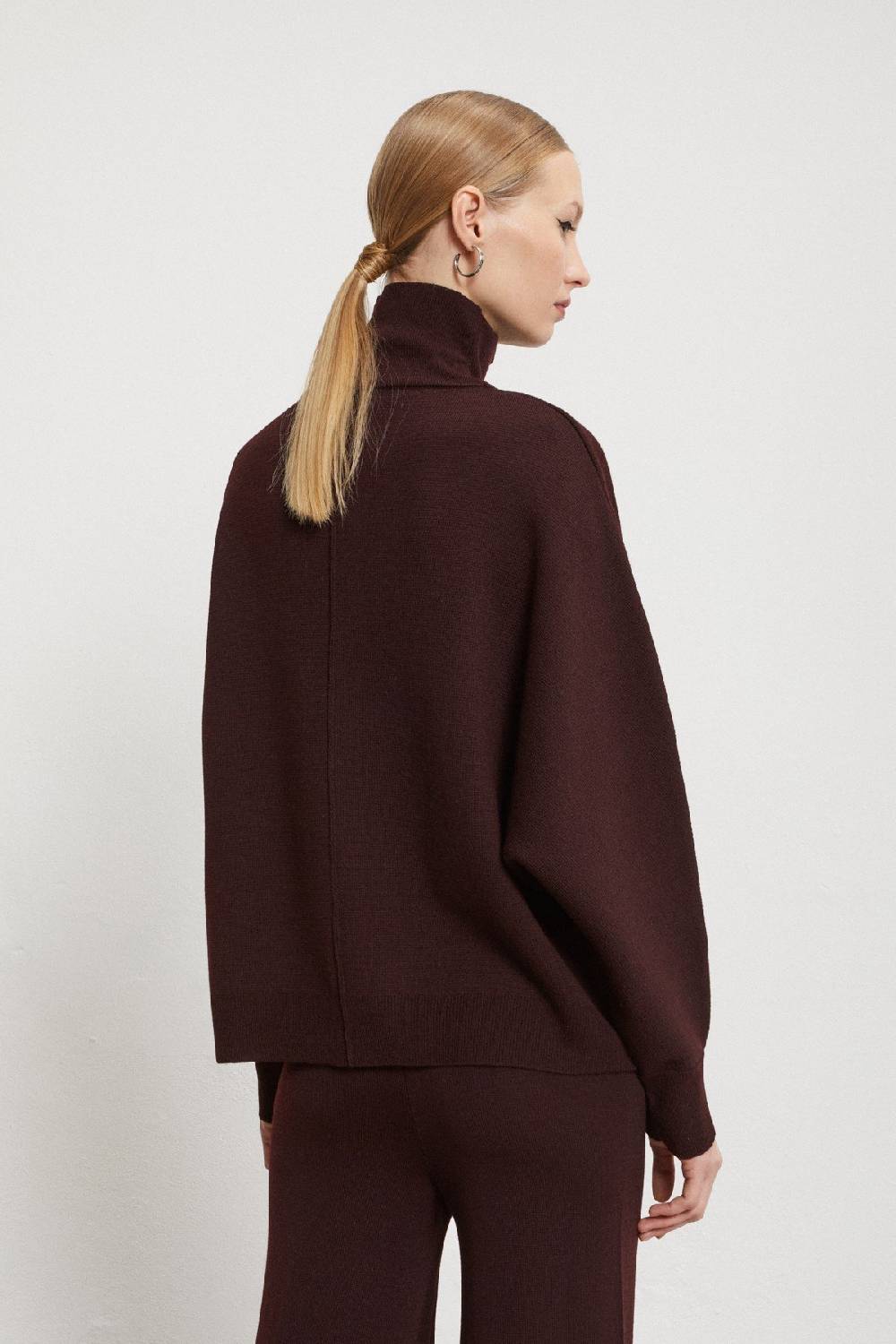 Ottod'Ame Wool Blend Turtleneck Jumper