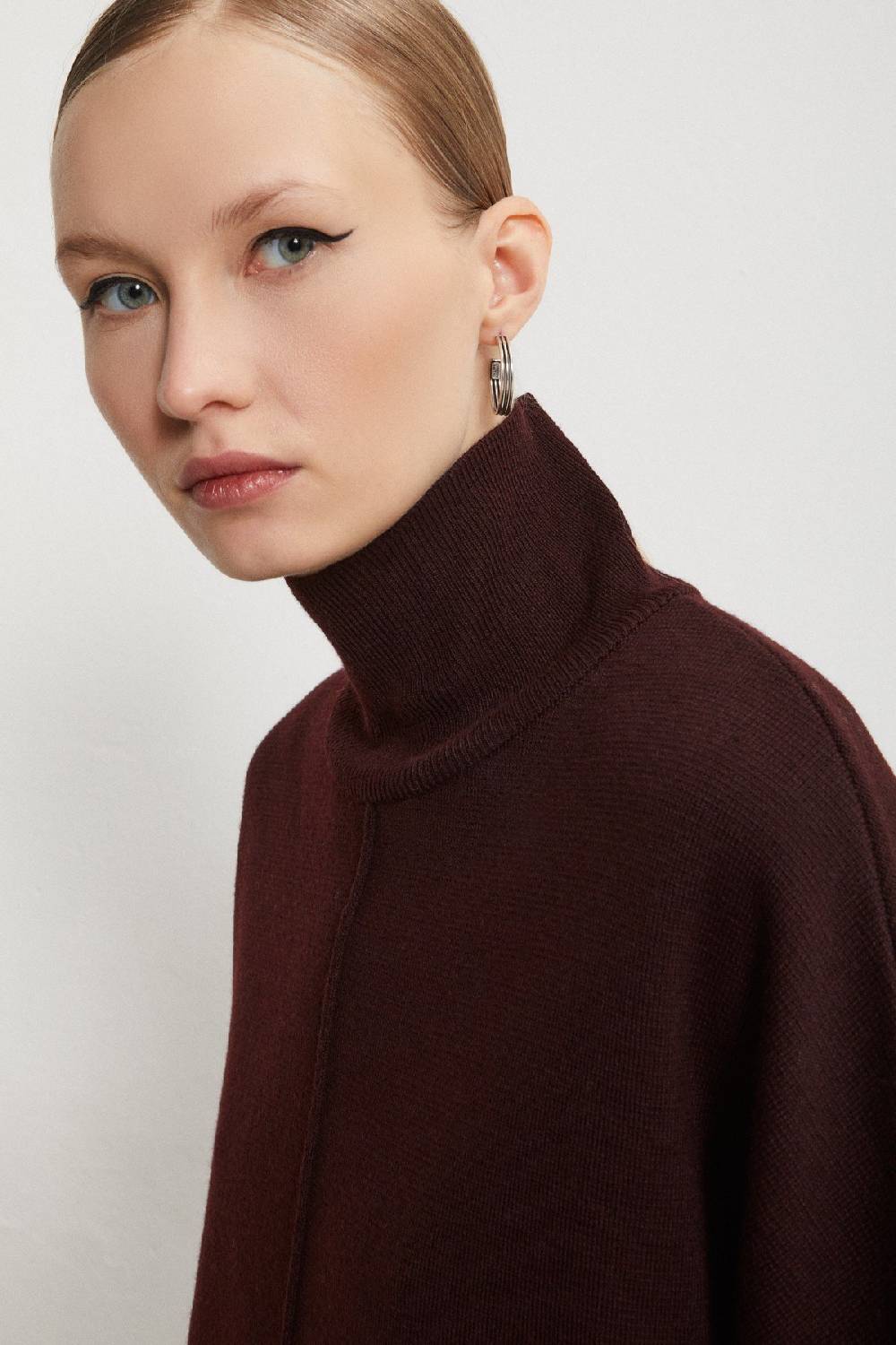 Ottod'Ame Wool Blend Turtleneck Jumper