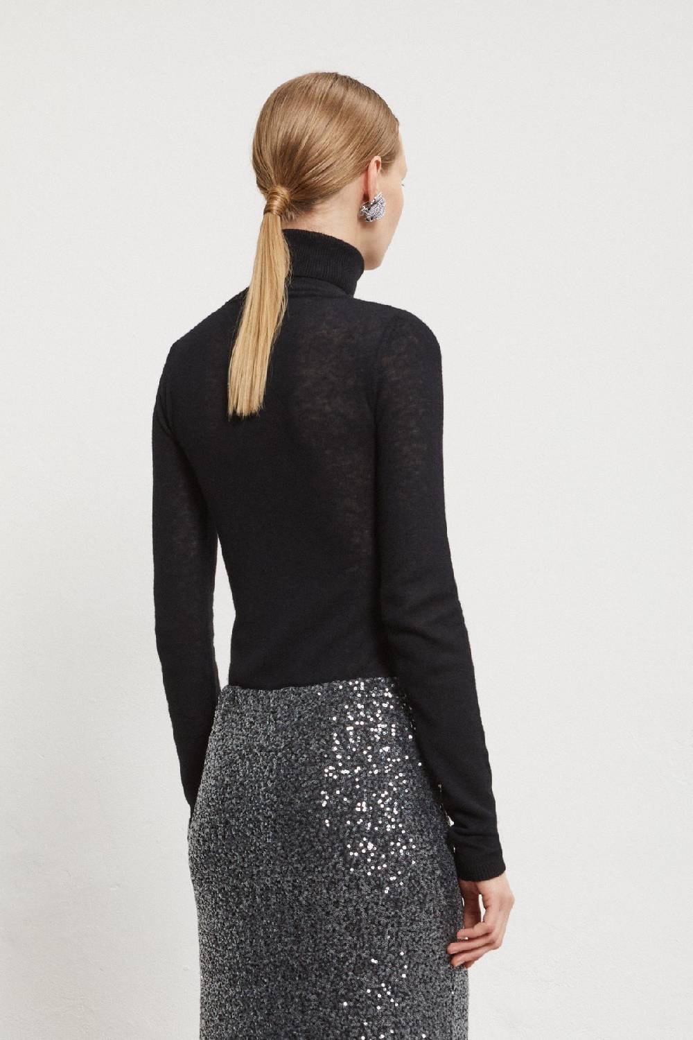 Ottod'Ame Wool Blend Turtleneck Jumper