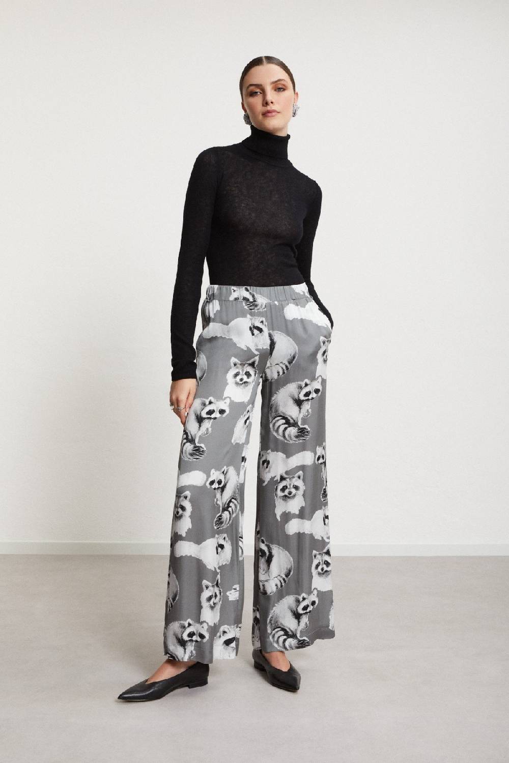 Ottod'Ame Wool Blend Turtleneck Jumper