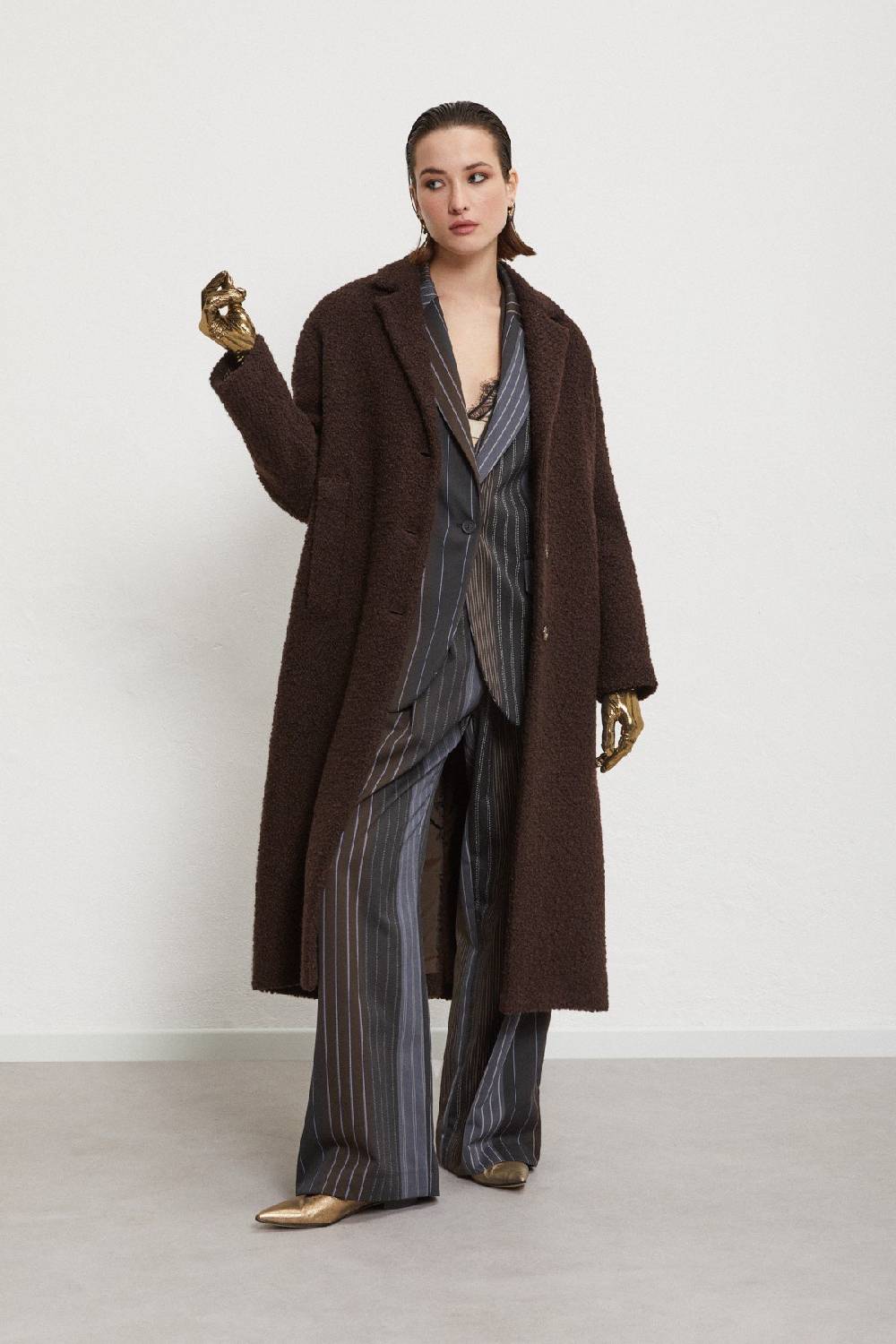 Ottod'Ame Wool Long Coat
