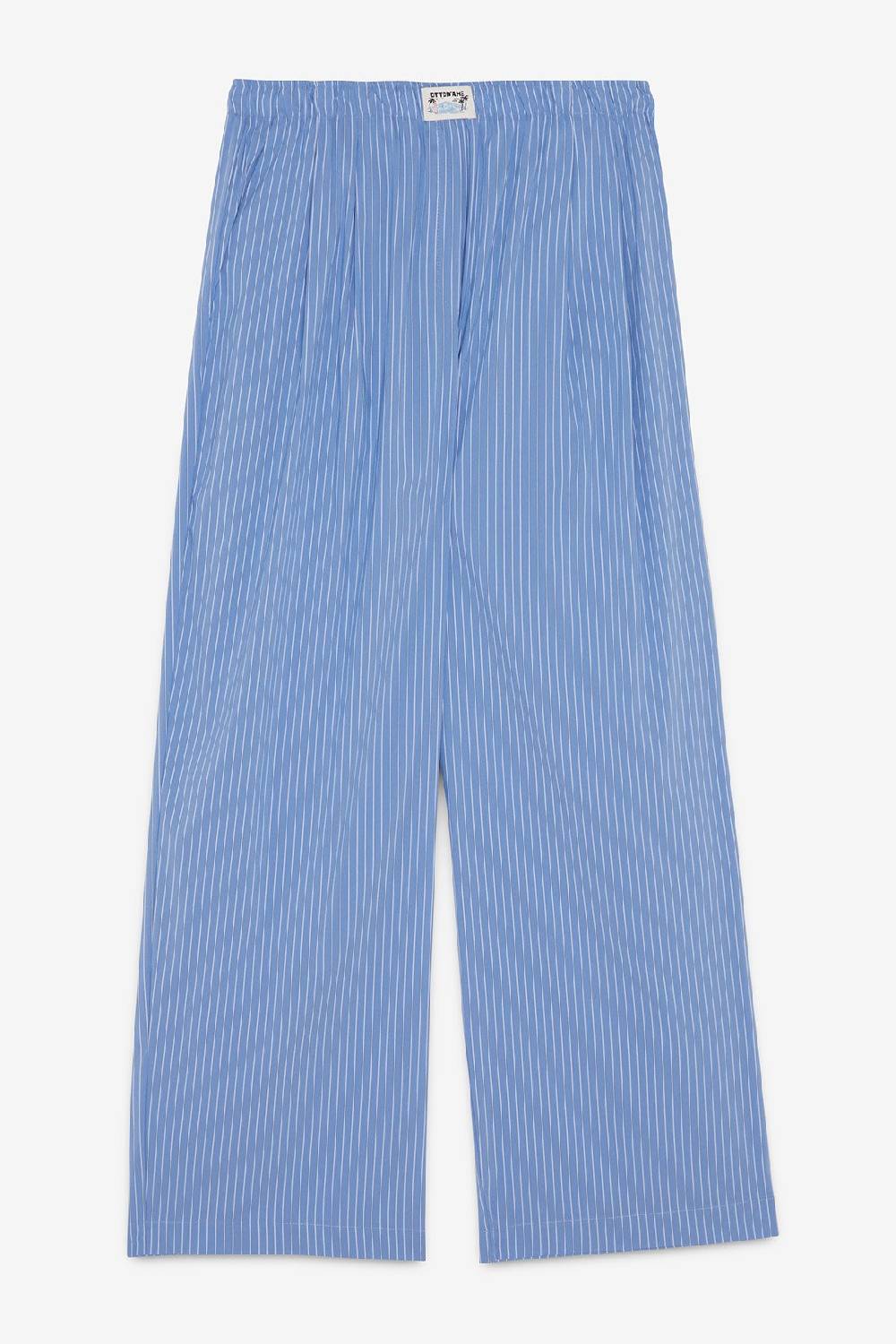 Ottod'Ame Palazzo Trousers With Elastic At The Waist