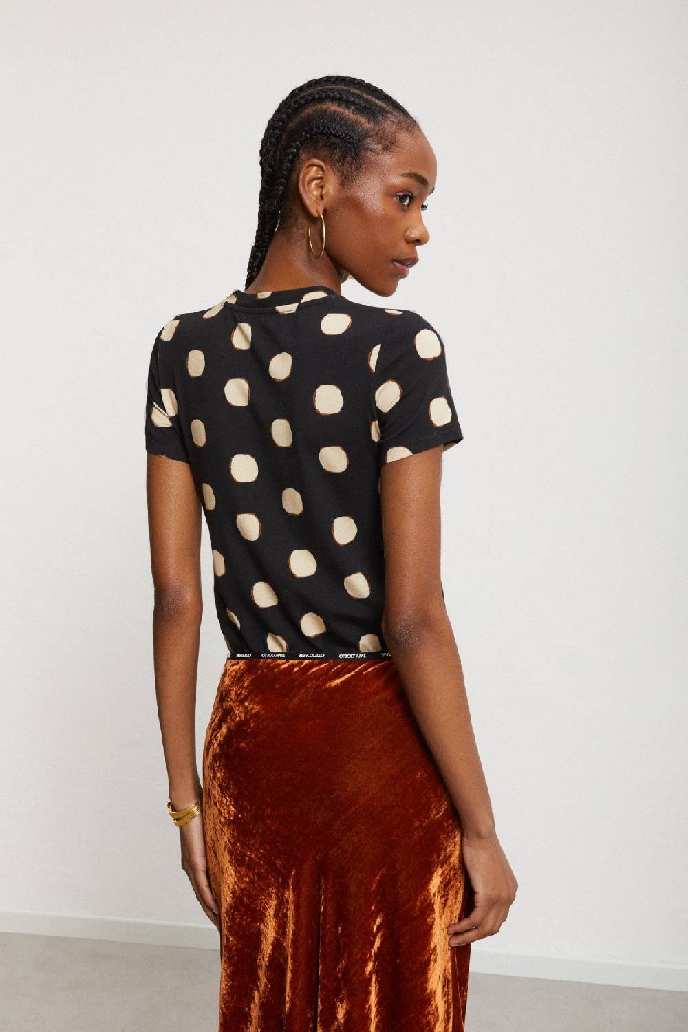 Ottod'Ame Printed Viscose T-shirt With Short Sleeves