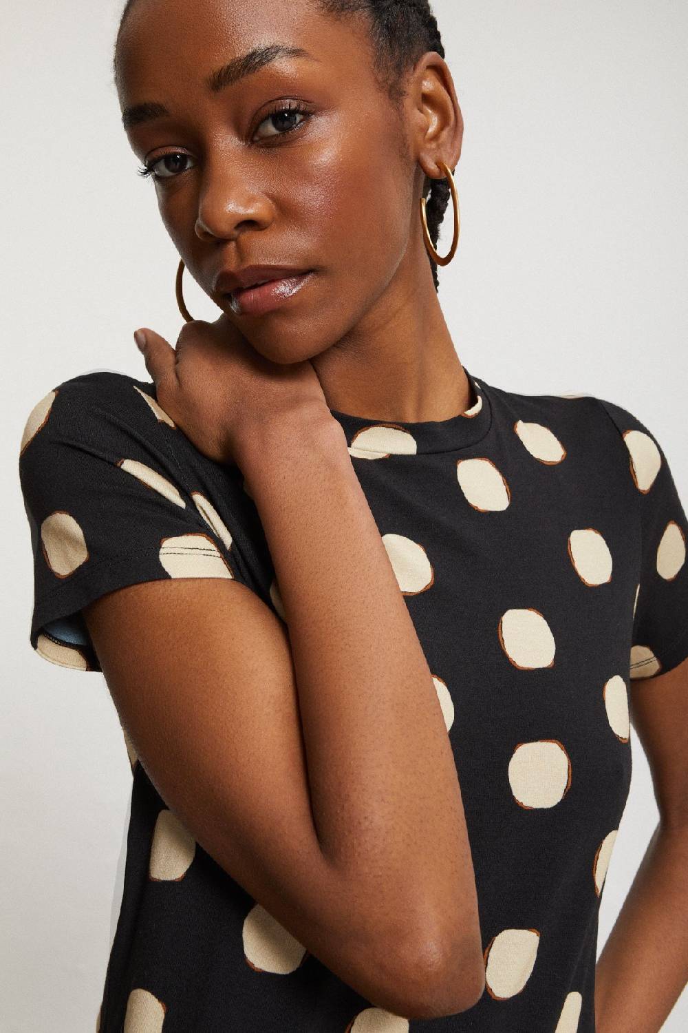 Ottod'Ame Printed Viscose T-shirt With Short Sleeves