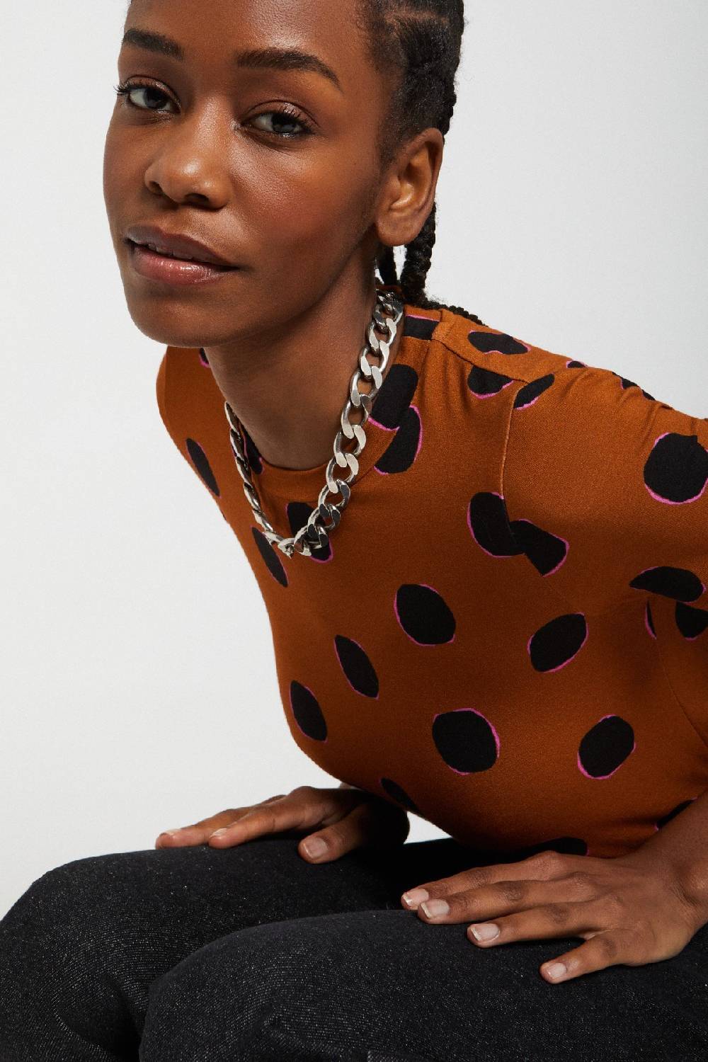 Ottod'Ame Printed Viscose T-shirt With Short Sleeves