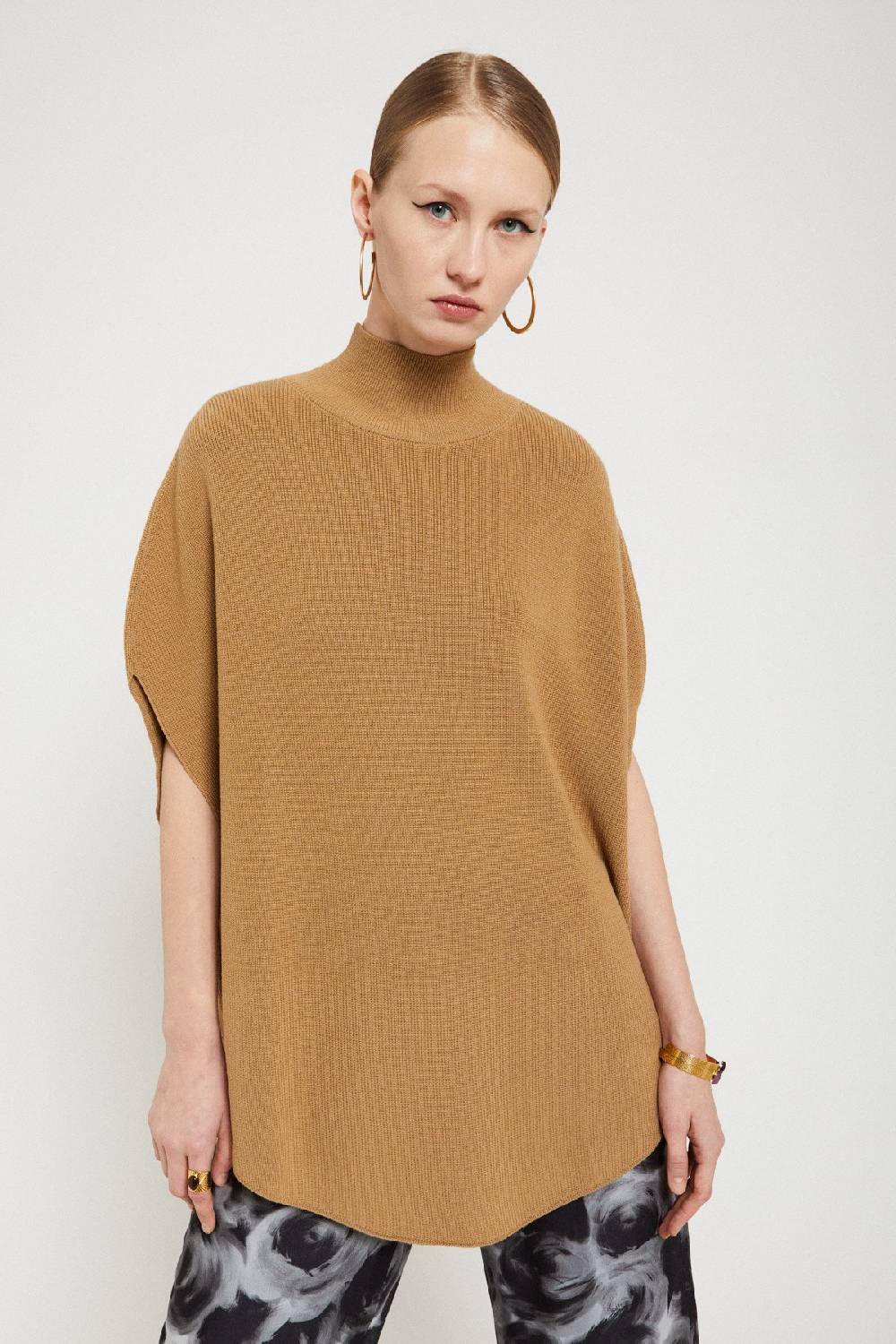 Ottod'Ame Wool Blend Jumper With Sleeves With Slits