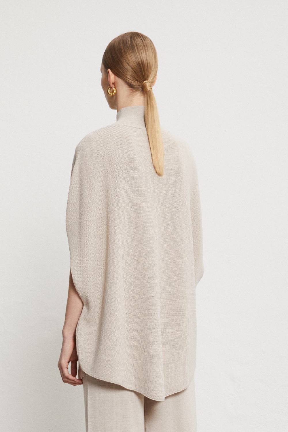 Ottod'Ame Wool Blend Jumper With Sleeves With Slits