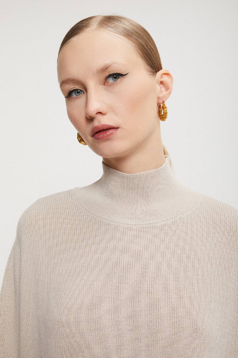 Ottod'Ame Wool Blend Jumper With Sleeves With Slits