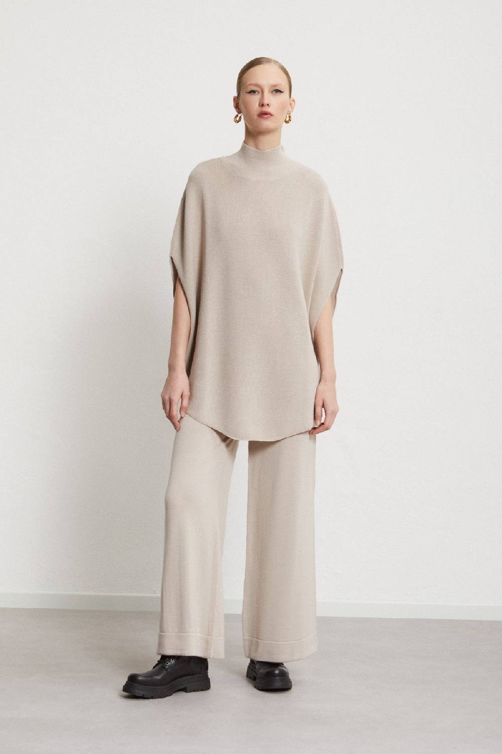 ottod'Ame Wool blend jumper with sleeves with slits