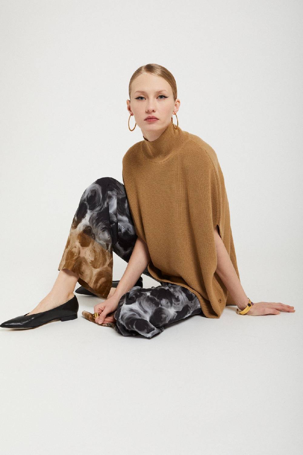 ottod'Ame Wool blend jumper with sleeves with slits