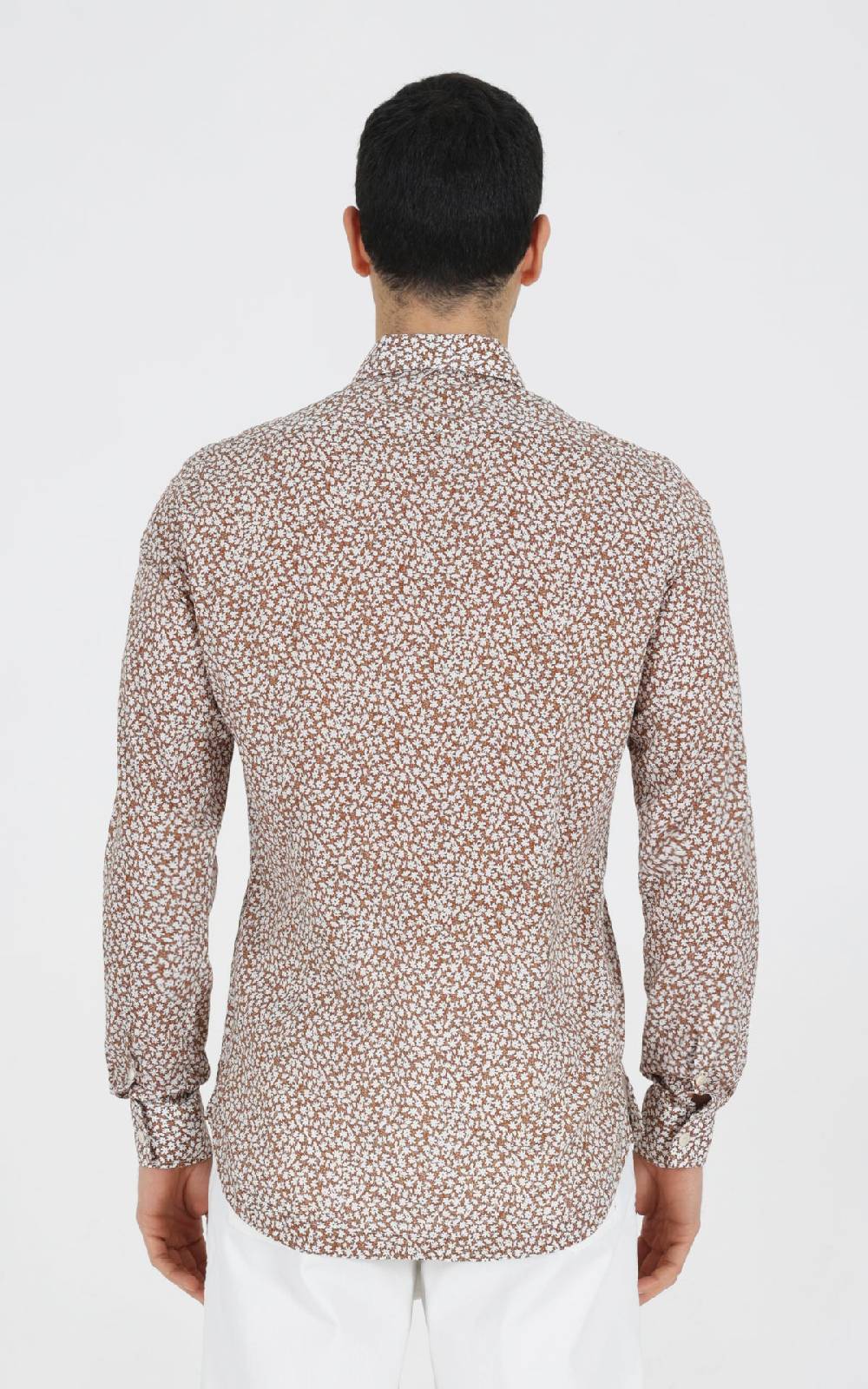 Outfit Italy Camicia Francese Con Taschino In Cotone Stampato