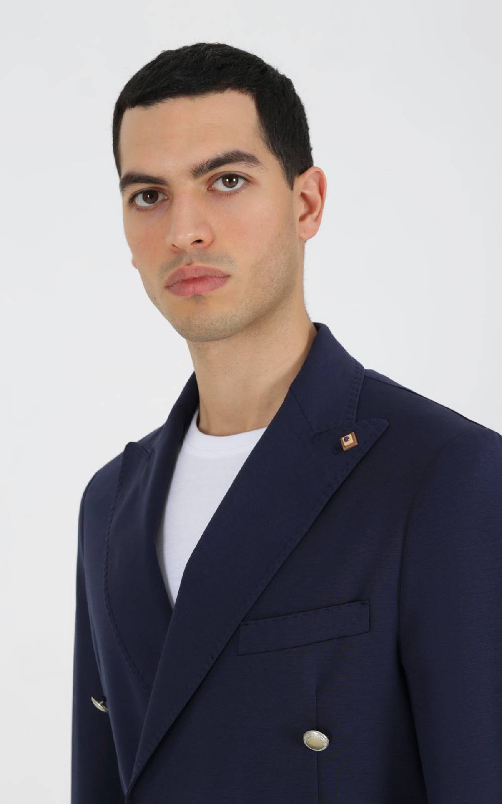 Outfit Italy Giacca Doppiopetto Strutturata In Punto Roma