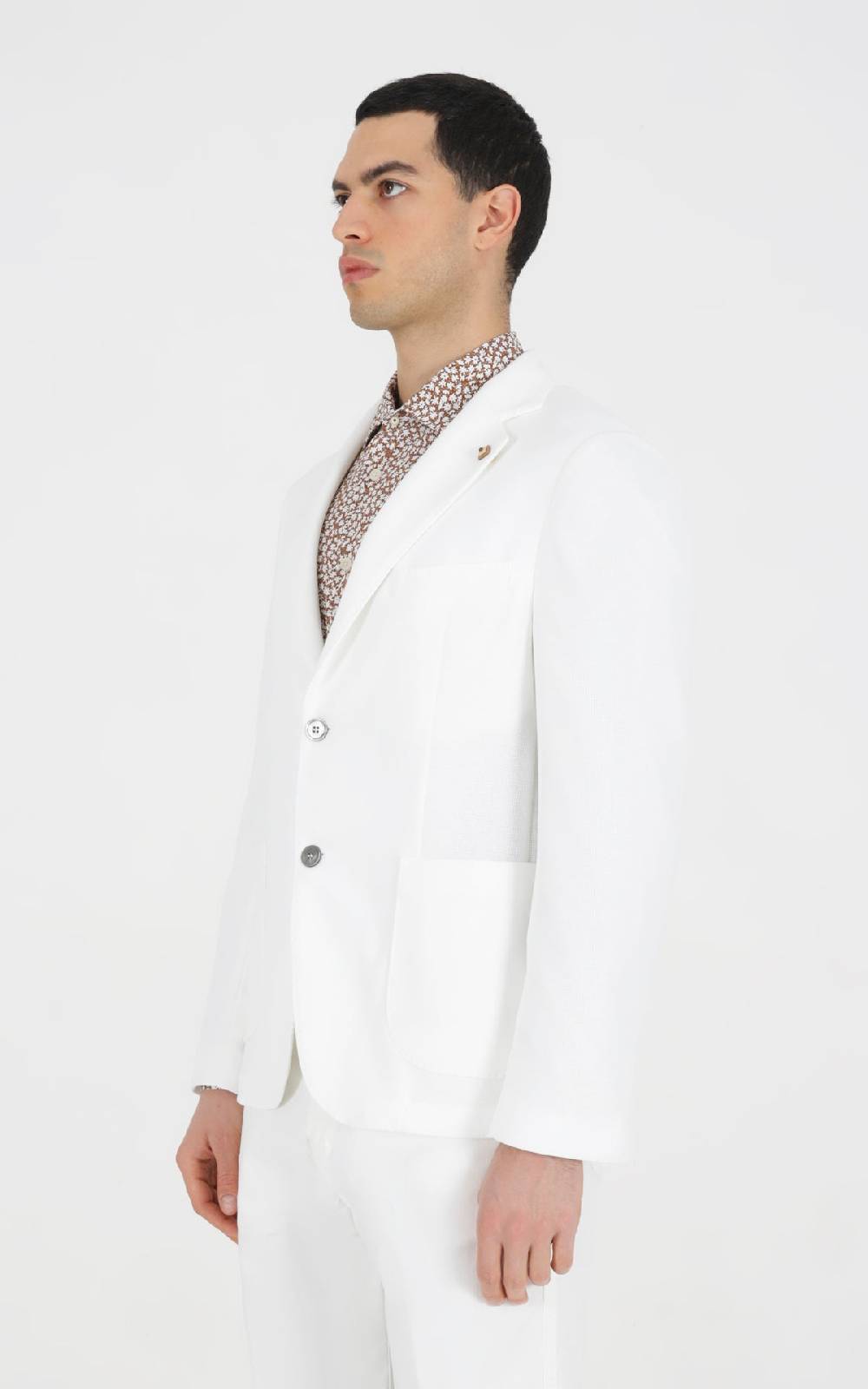 Outfit Italy Giacca Doppiopetto Strutturata In Tessuto A Maglia