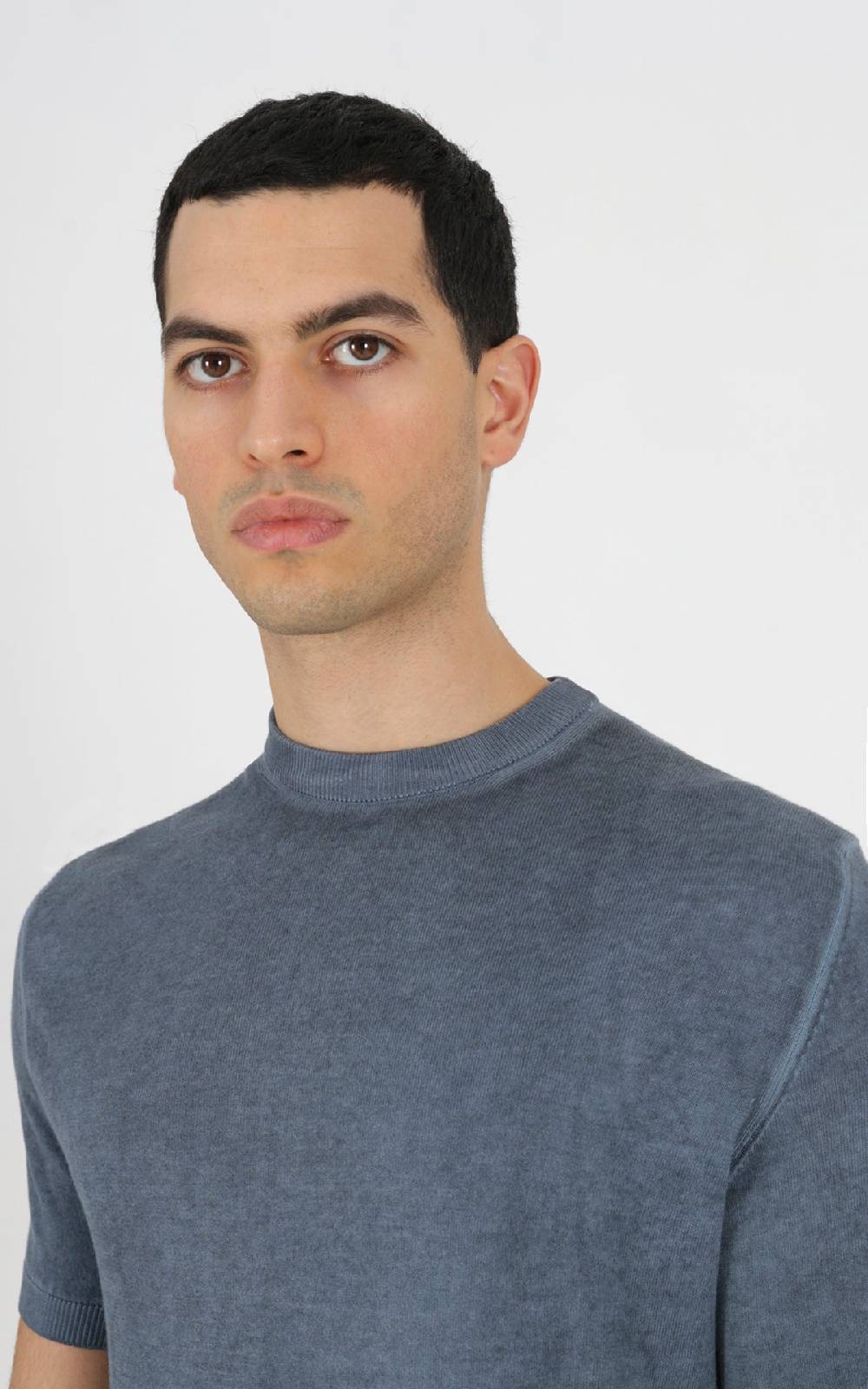 Outfit Italy Maglia Girocollo Con Effetto Tintura A Freddo