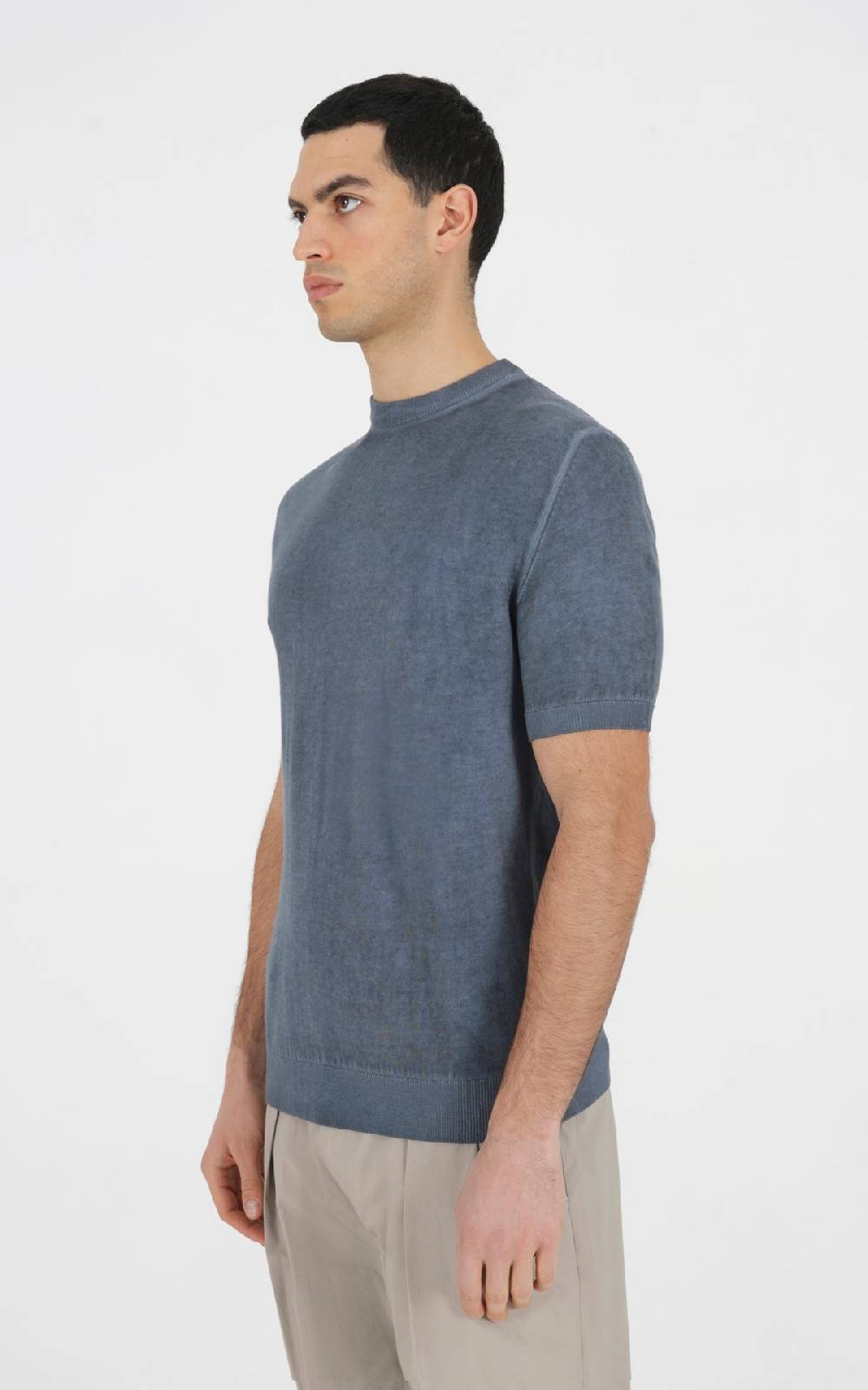 Outfit Italy Maglia Girocollo Con Effetto Tintura A Freddo