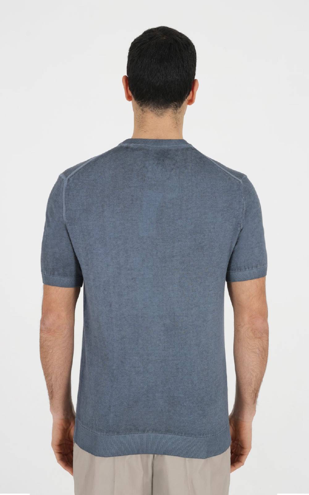 Outfit Italy Maglia Girocollo Con Effetto Tintura A Freddo