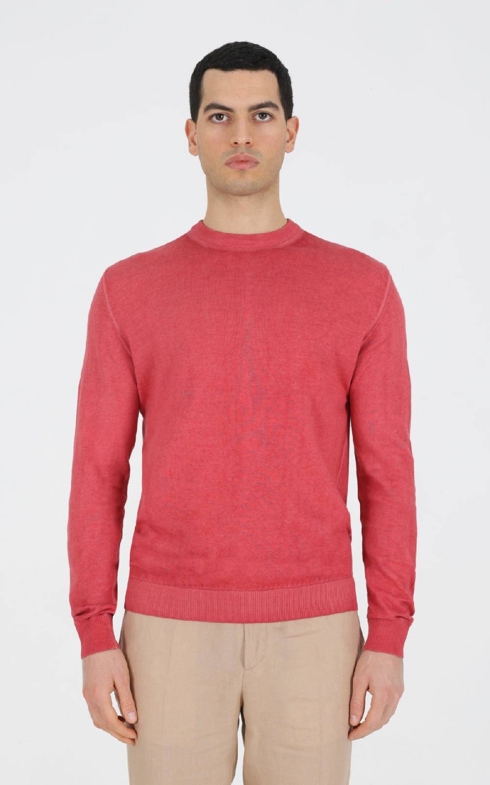 Outfit Italy Maglia girocollo con effetto tintura a freddo