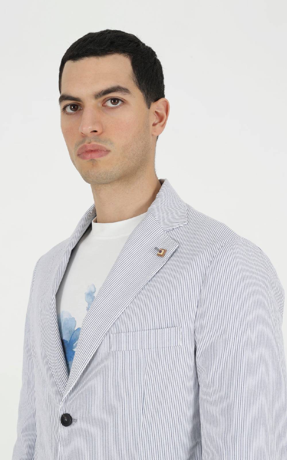 Outfit Italy Abito Goffrato Disegno Riga