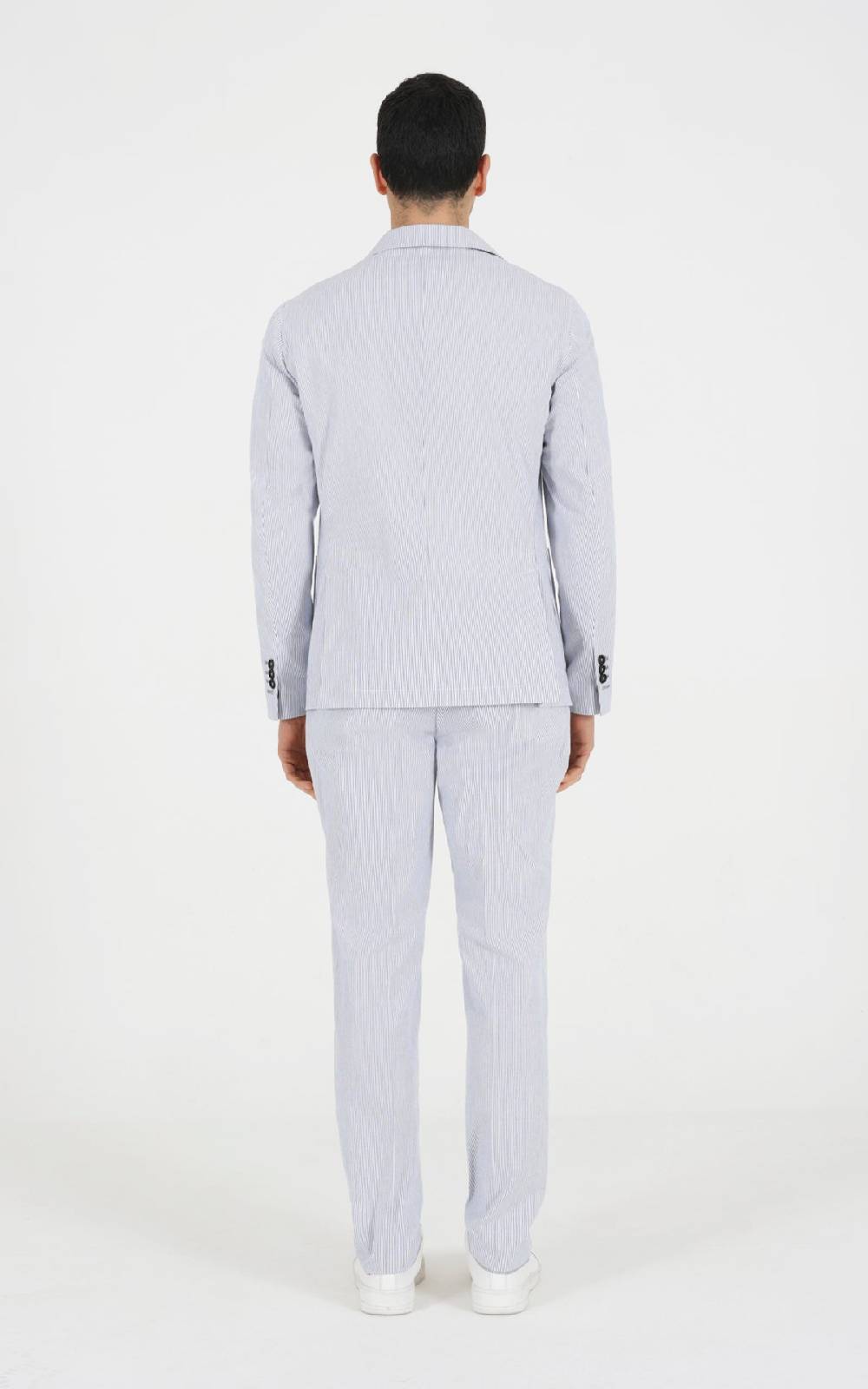 Outfit Italy Abito Goffrato Disegno Riga