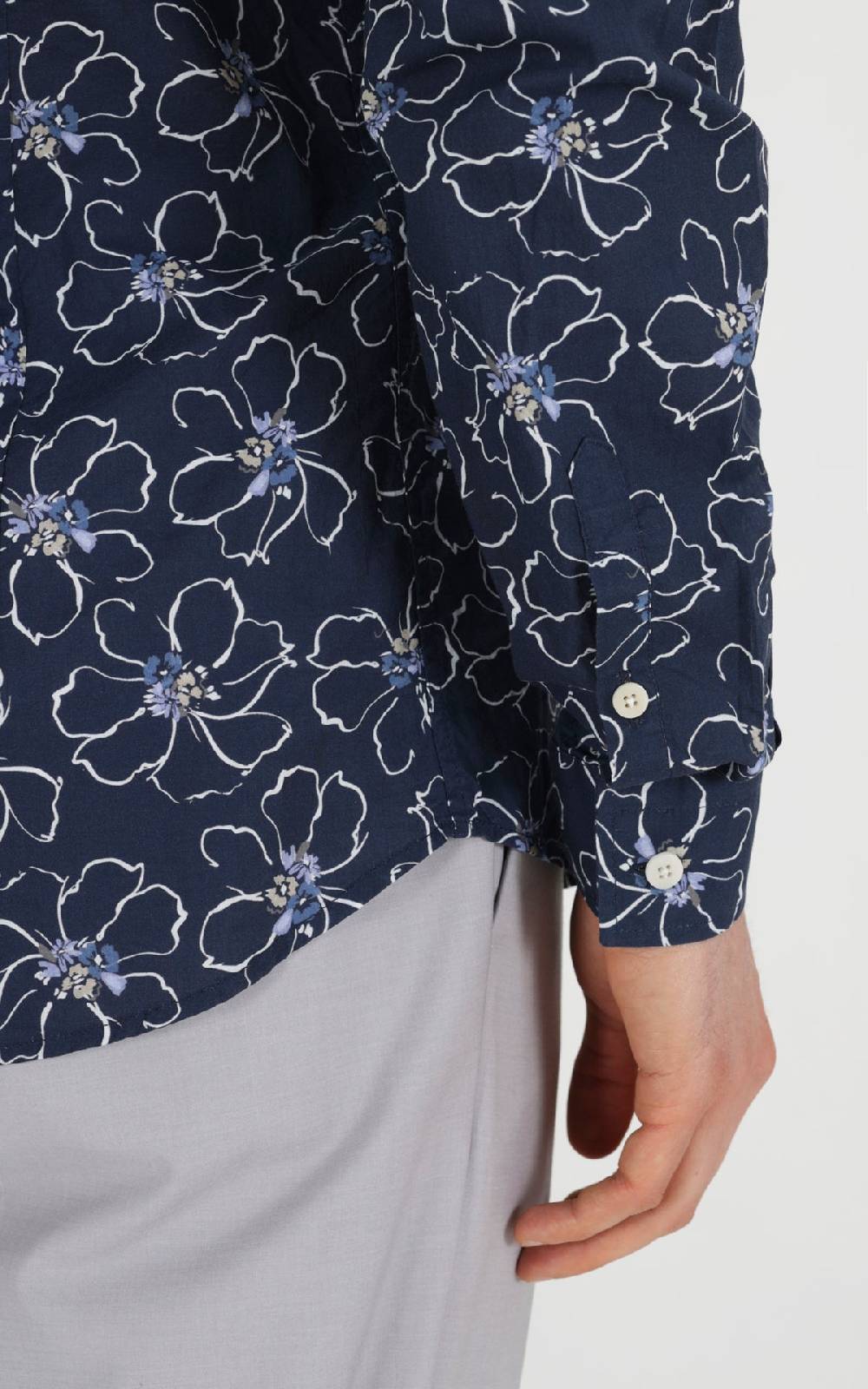 Outfit Italy Camicia Francese In Cotone Stampato