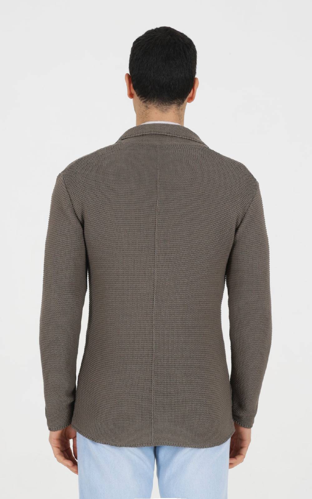 Outfit Italy Giacca A Maglia Doppiopetto In Cotone