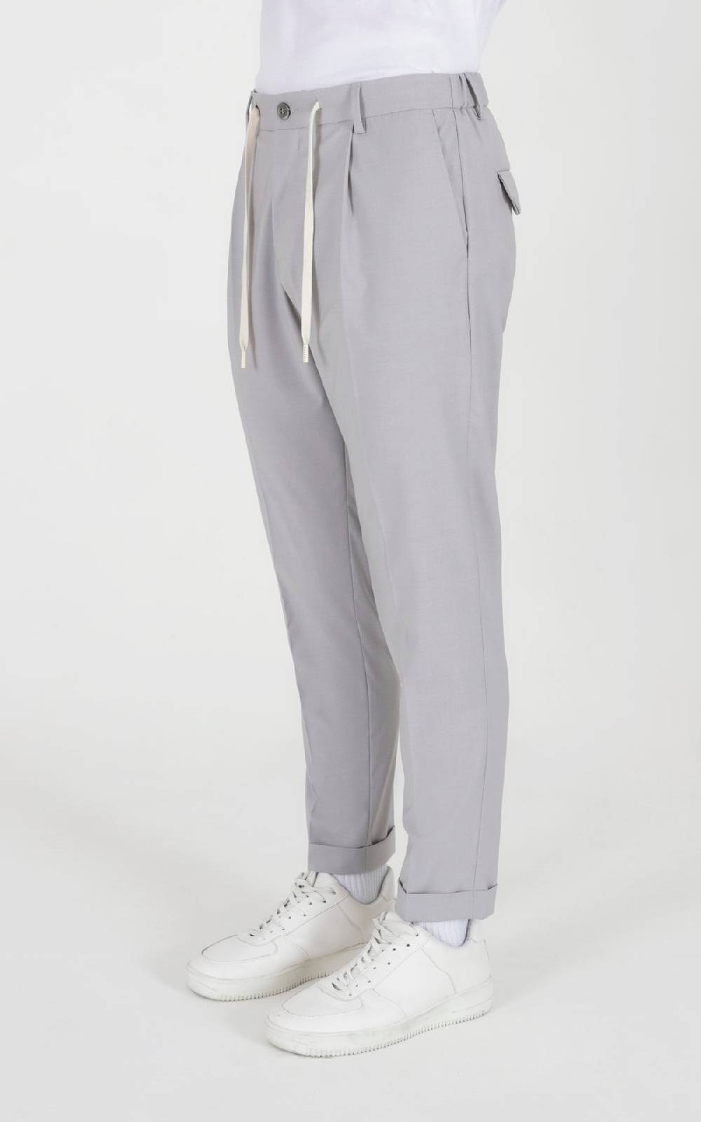 Outfit Italy Pantalaccio Con Laccio In Fresco Lana