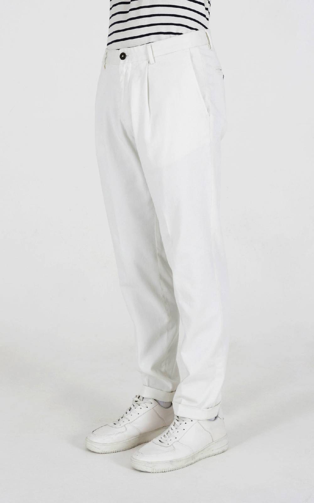 Outfit Italy Pantalone Pince In Fibra Lyocell