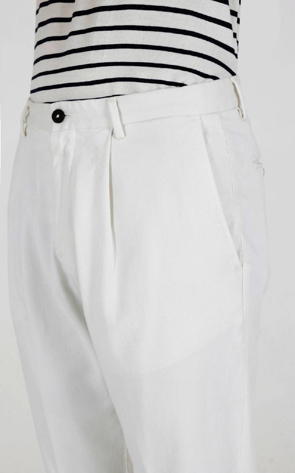 Outfit Italy Pantalone Pince In Fibra Lyocell