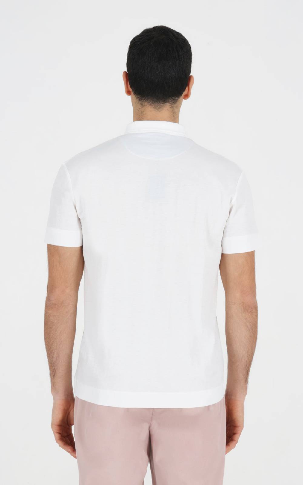 Outfit Italy Polo In Piquet Con Zip Al Collo