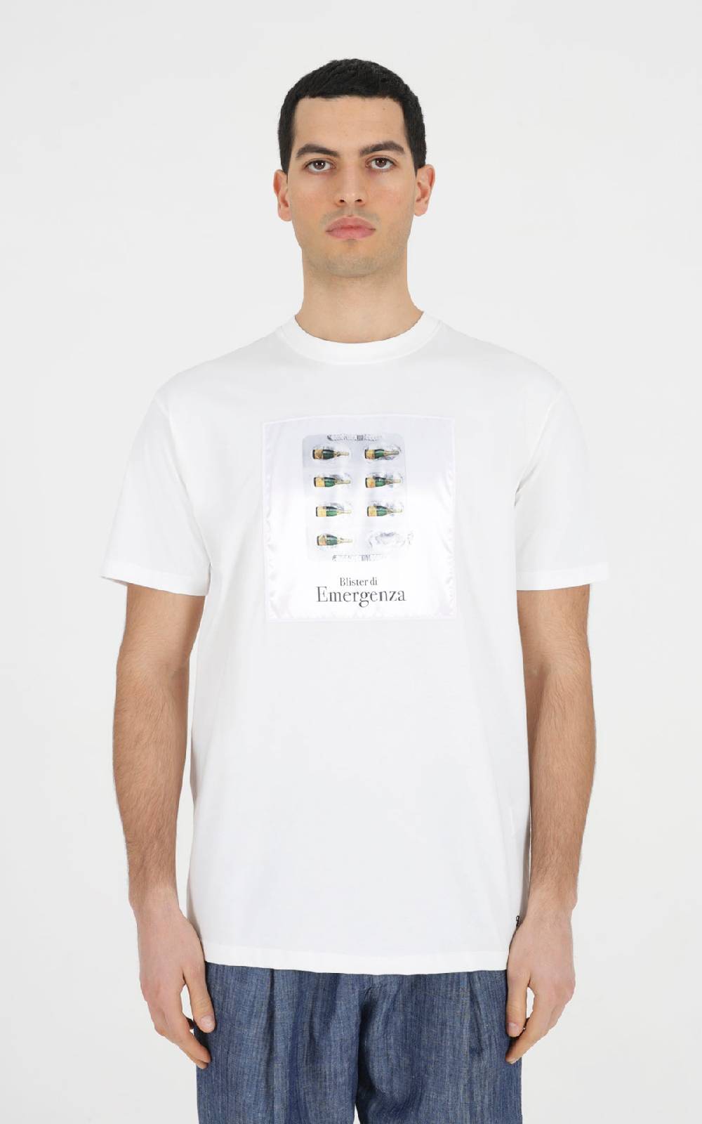 Outfit Italy T-Shirt in cotone stampata blister