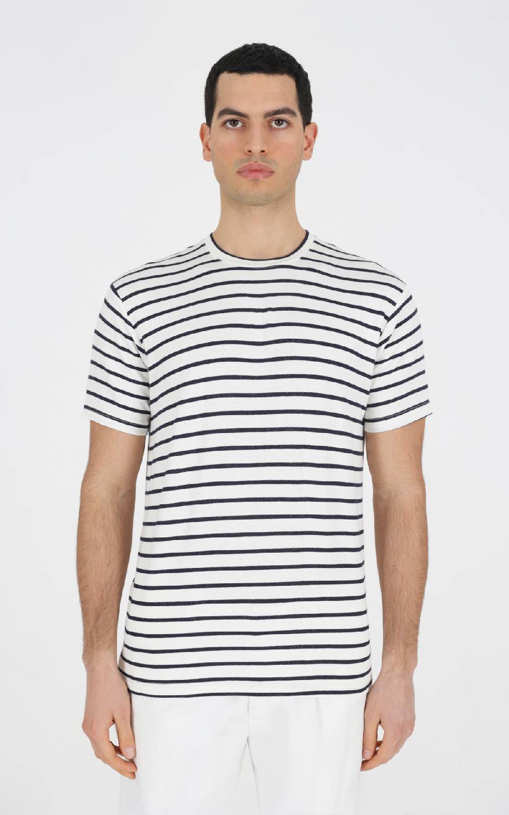 Outfit Italy T-Shirt In Viscosa A Righe