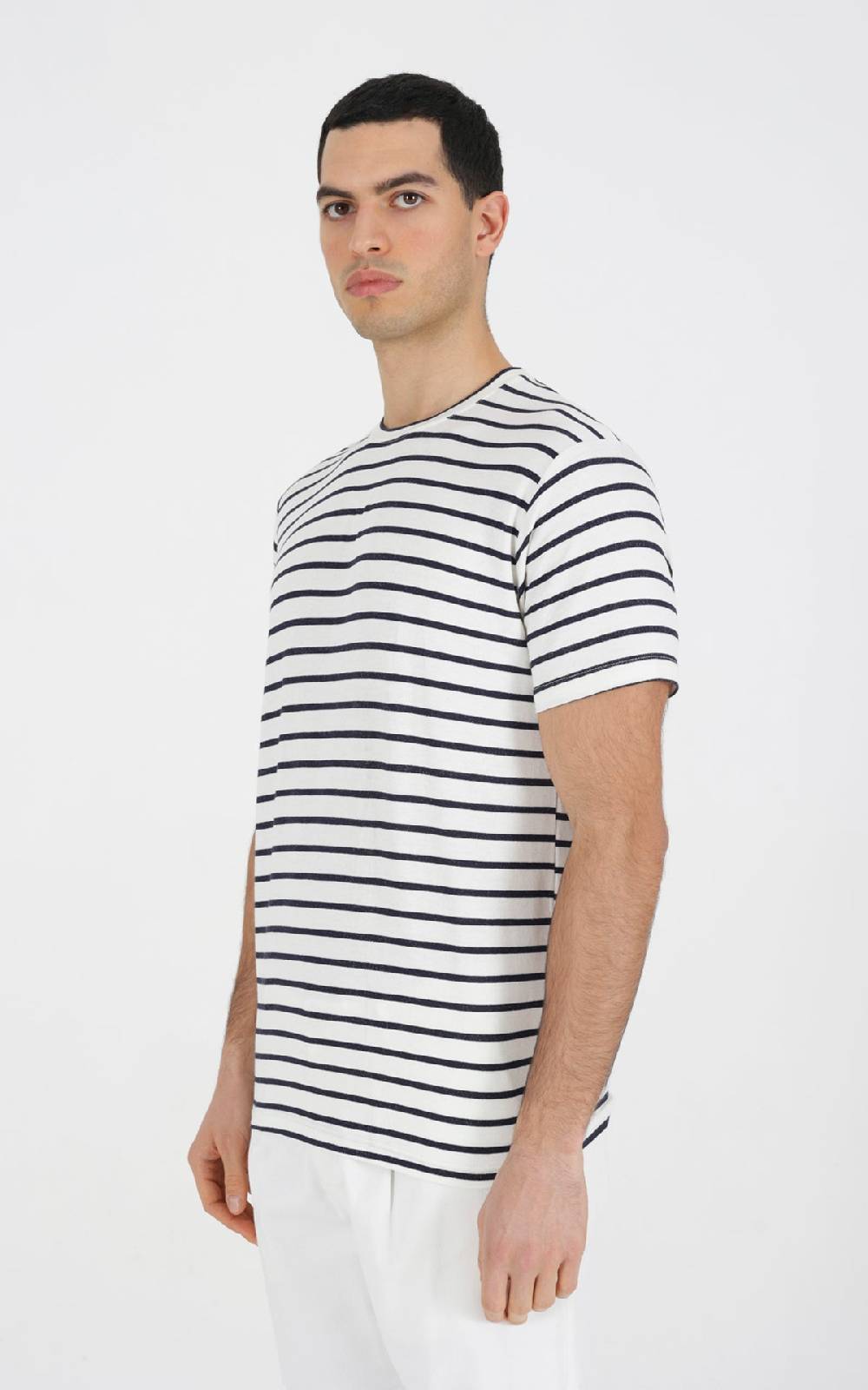 Outfit Italy T-Shirt In Viscosa A Righe