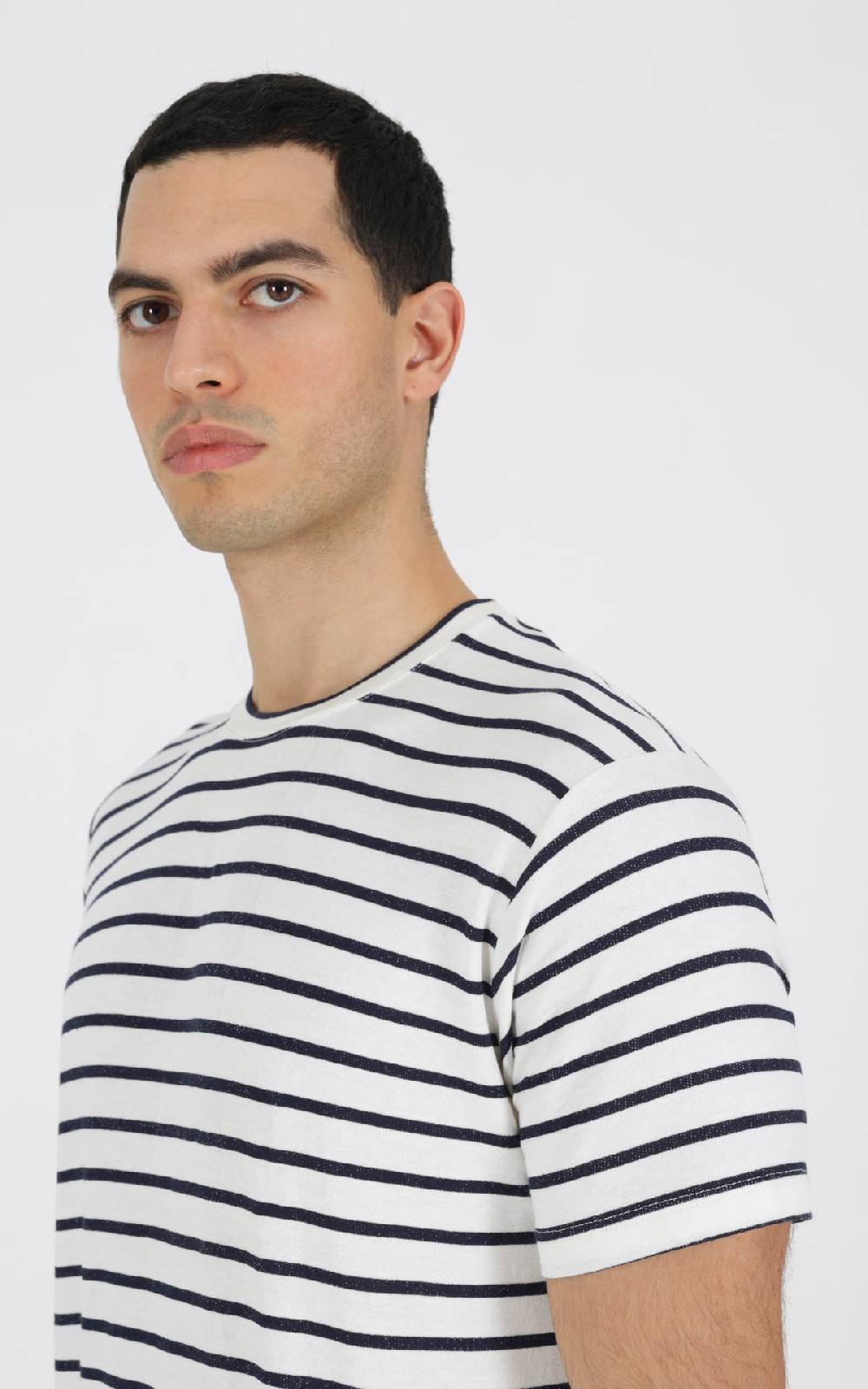 Outfit Italy T-Shirt In Viscosa A Righe