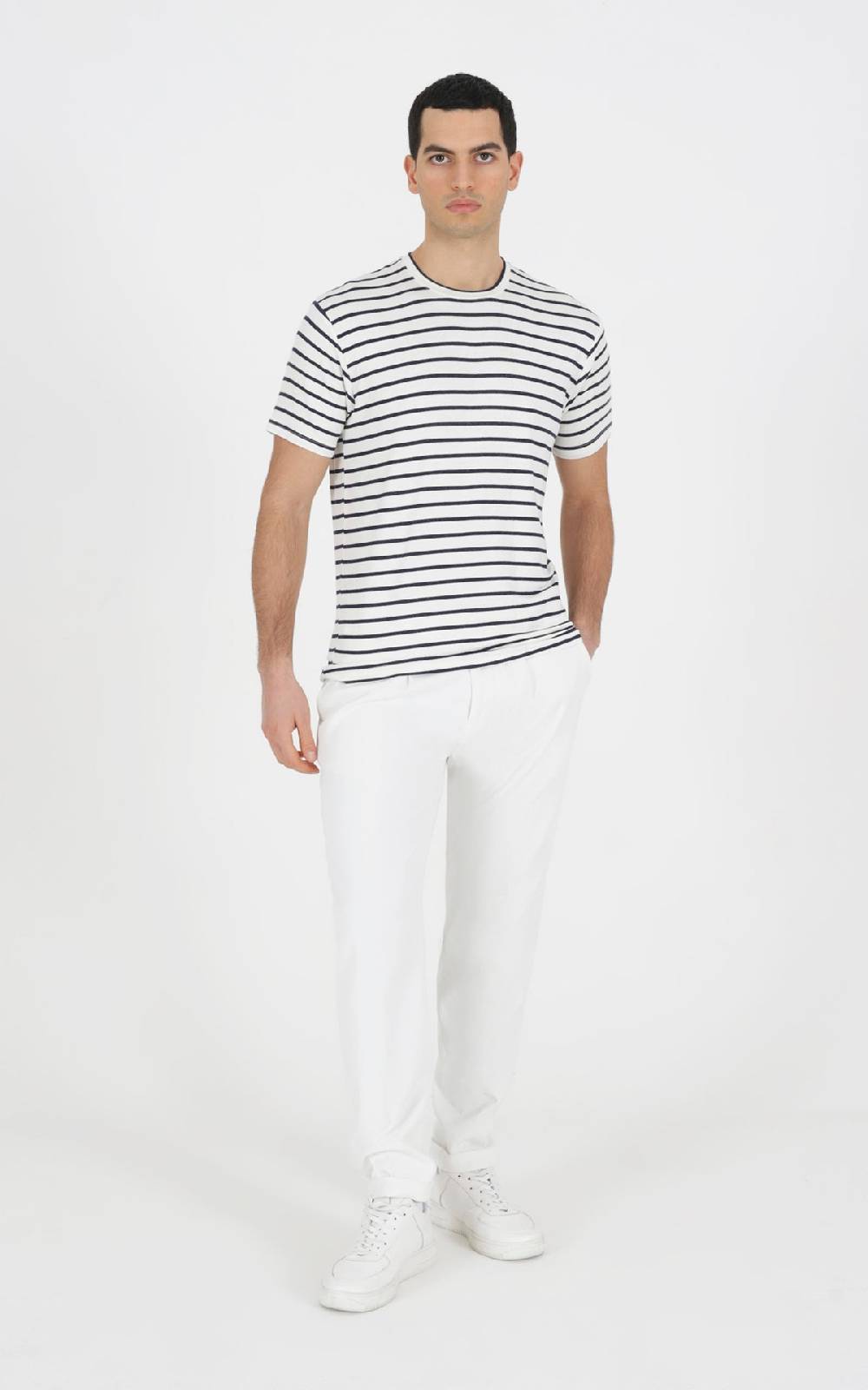 Outfit Italy T-Shirt in viscosa a righe