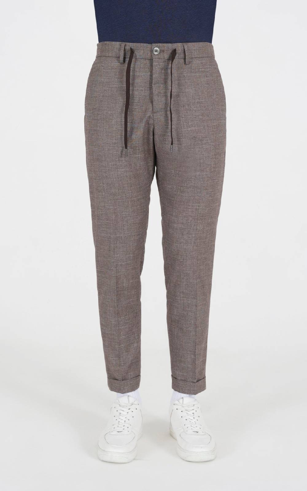 Outfit Italy Pantalaccio con laccio in tessuto armaturato