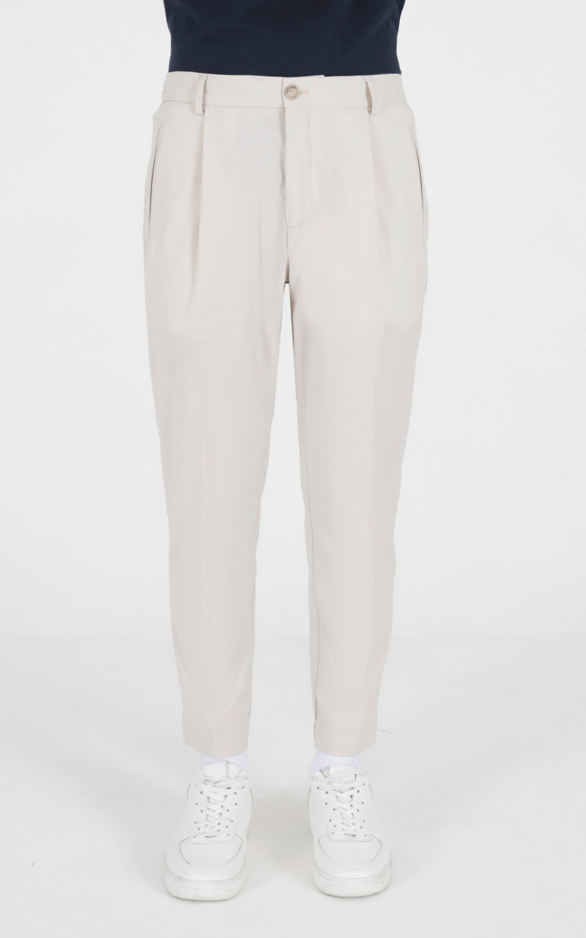 Outfit Italy Pantalaccio In Fresco Lana Con Tasche Dietro