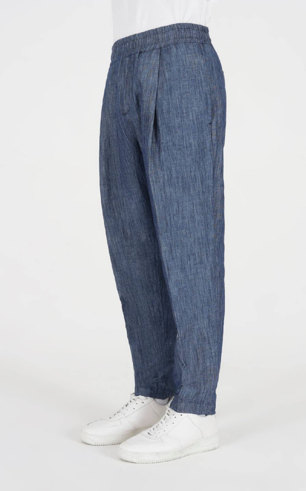 Outfit Italy Pantalaccio Wide Fit In Tessuto Effetto Denim
