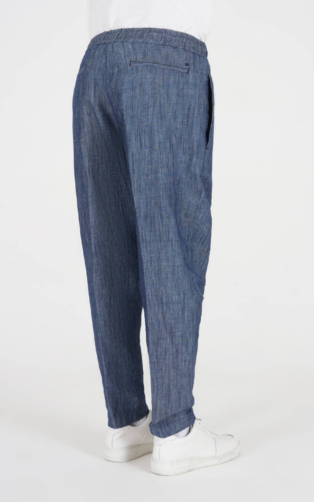 Outfit Italy Pantalaccio Wide Fit In Tessuto Effetto Denim