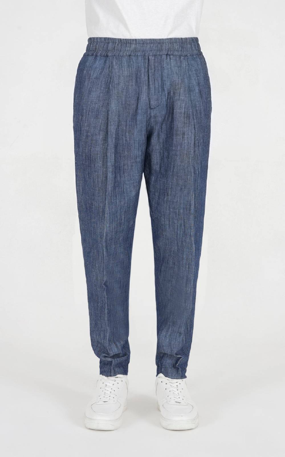 Outfit Italy Pantalaccio wide fit in tessuto effetto denim
