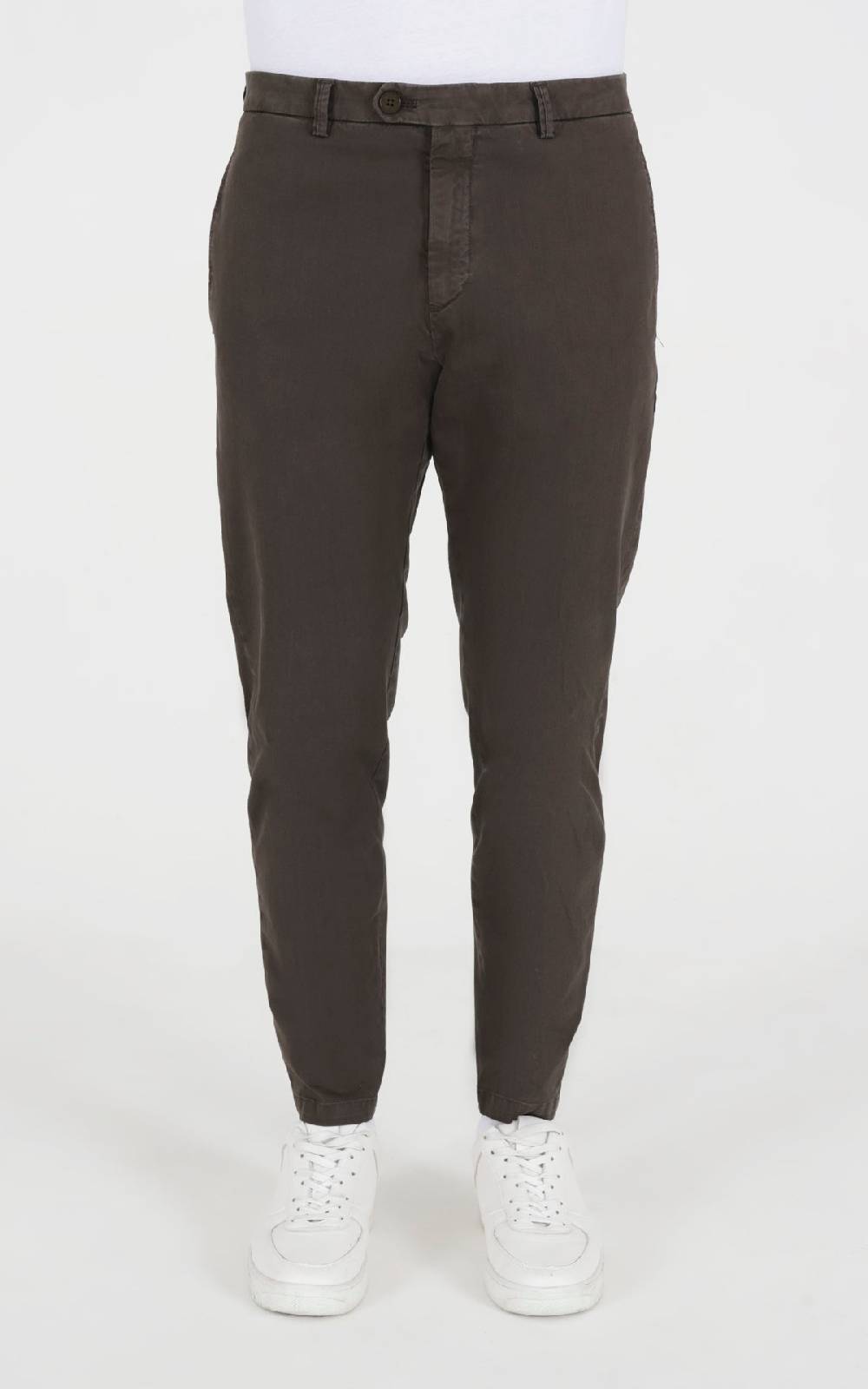 Outfit Italy Pantalone in cotone fiammato con tasche dietro