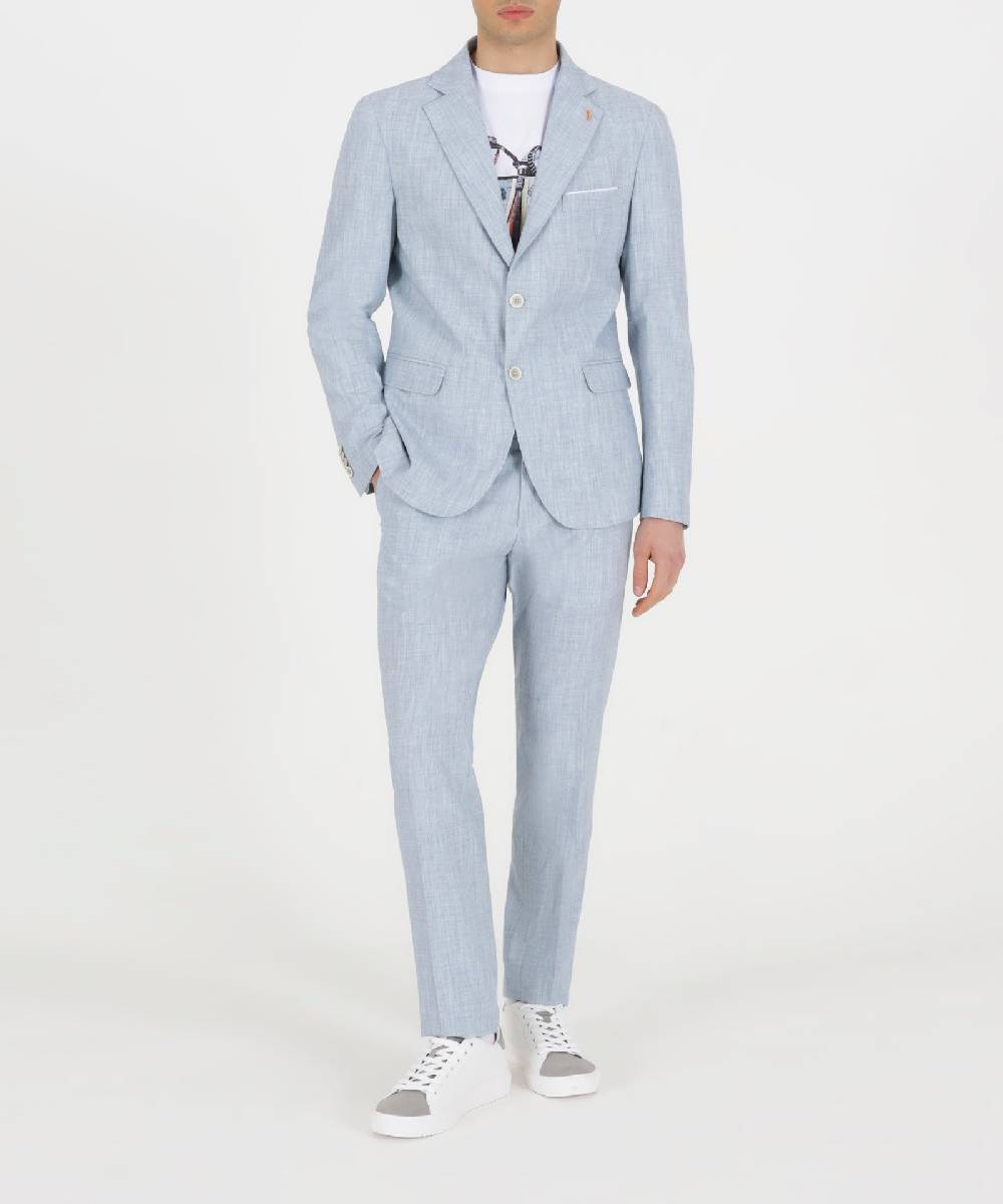 Over D ABITO CON GIACCA 2 BOTTONI TASCHE FILETTO 2 SPACCHI