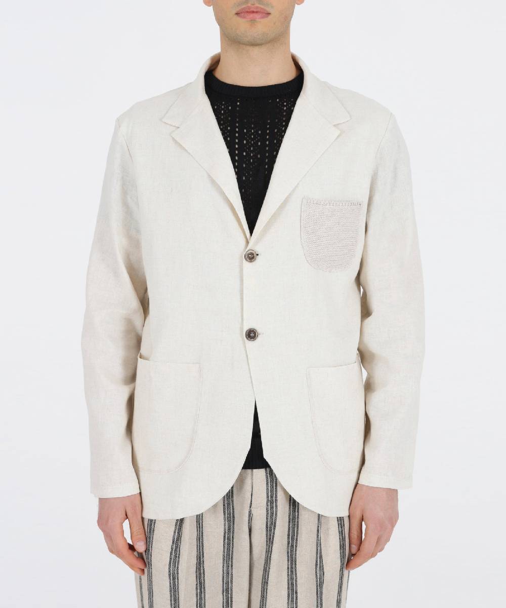 Over D GIACCA RELAXED FIT 2 BOTTONI TASCHINO CROCHET