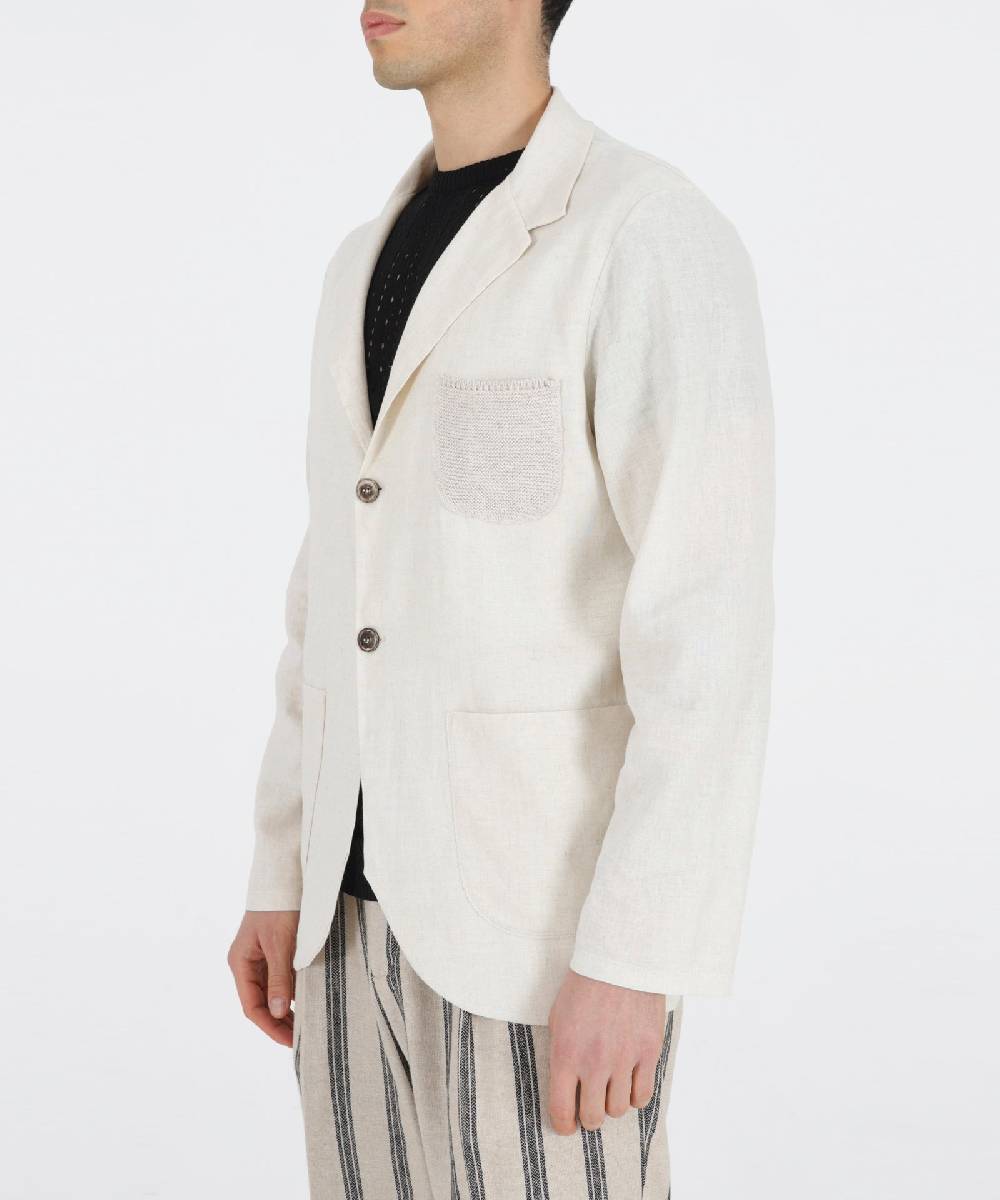 Over D GIACCA RELAXED FIT 2 BOTTONI TASCHINO CROCHET