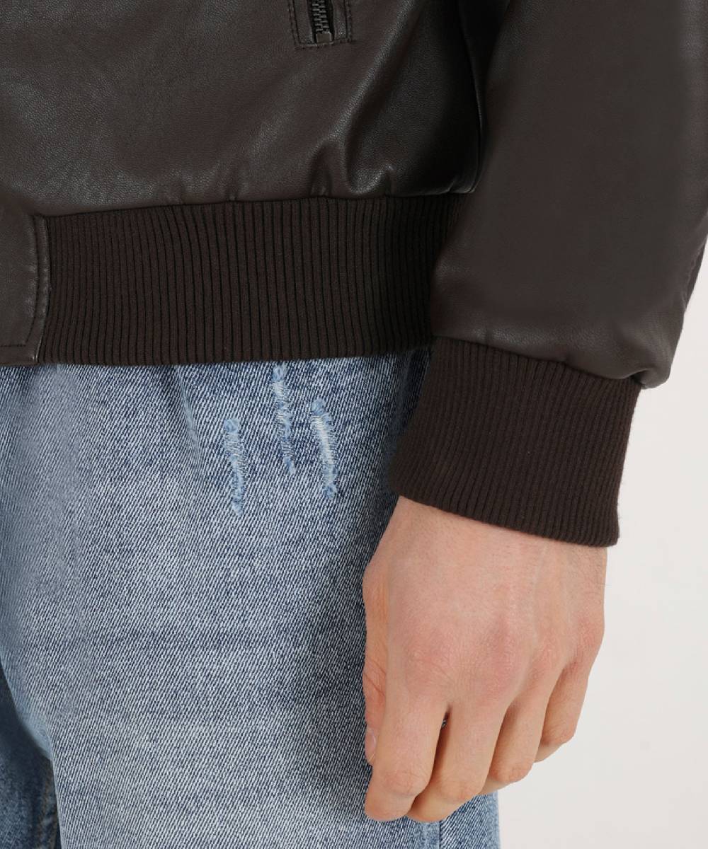 Over D BOMBER ECO-PELLE