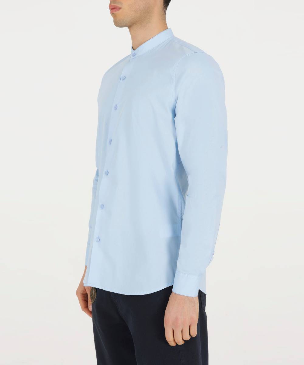 Over D CAMICIA BASICA COLLO COREANO