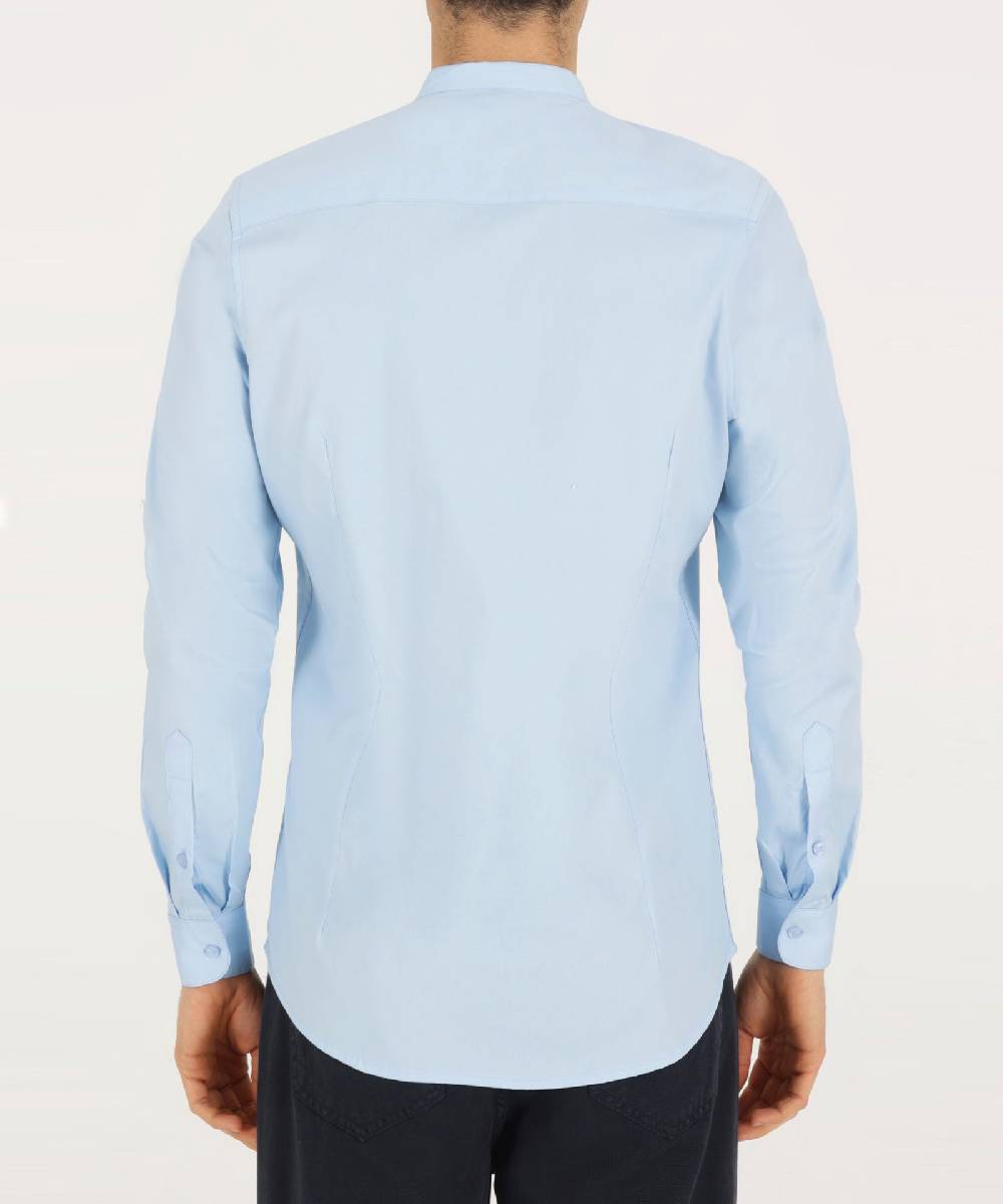 Over D CAMICIA BASICA COLLO COREANO