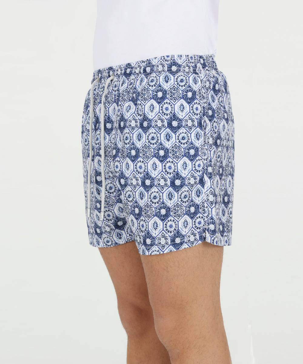 Over D COSTUME MARE STAMPA MAIOLICA