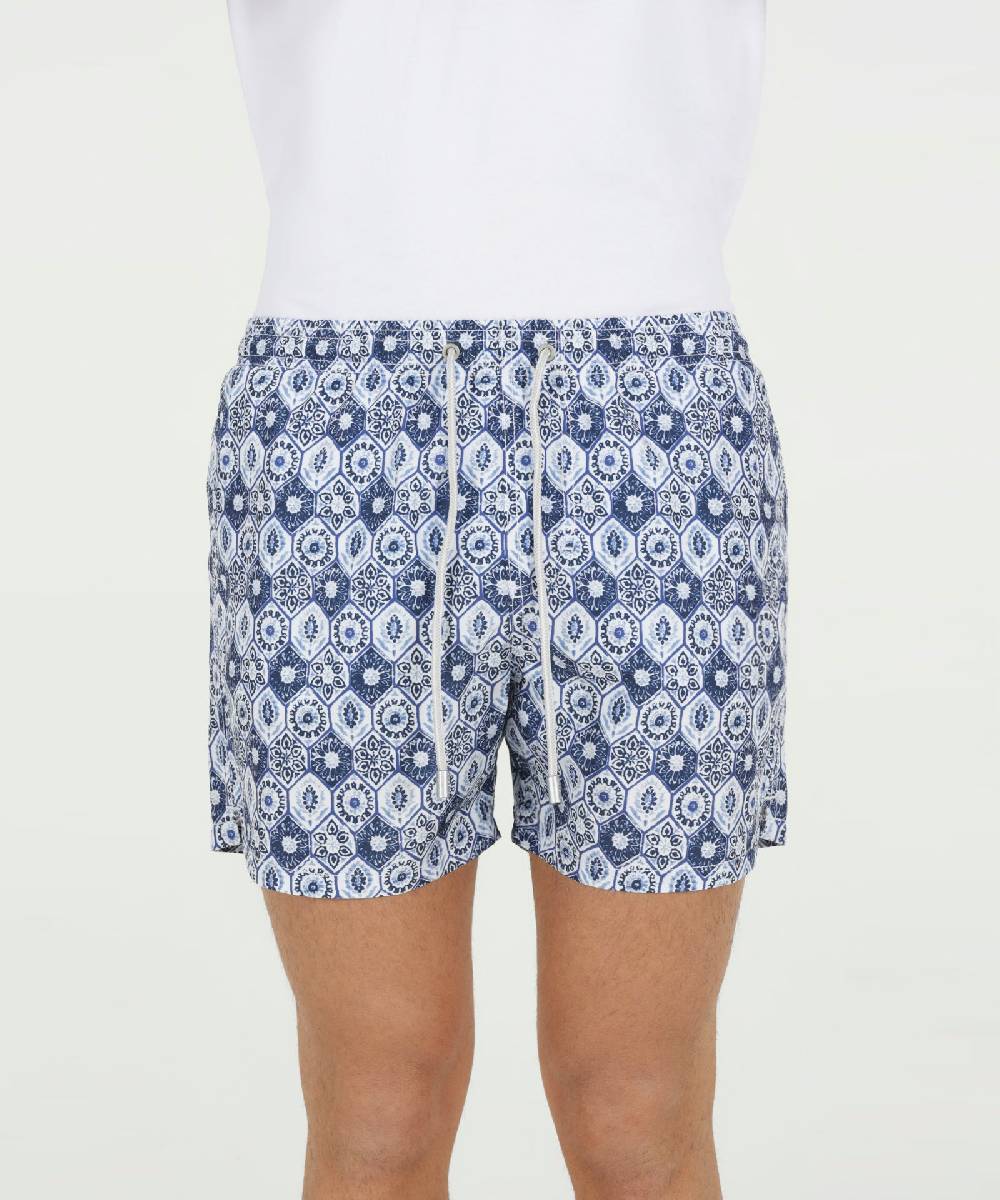 Over D COSTUME MARE STAMPA MAIOLICA